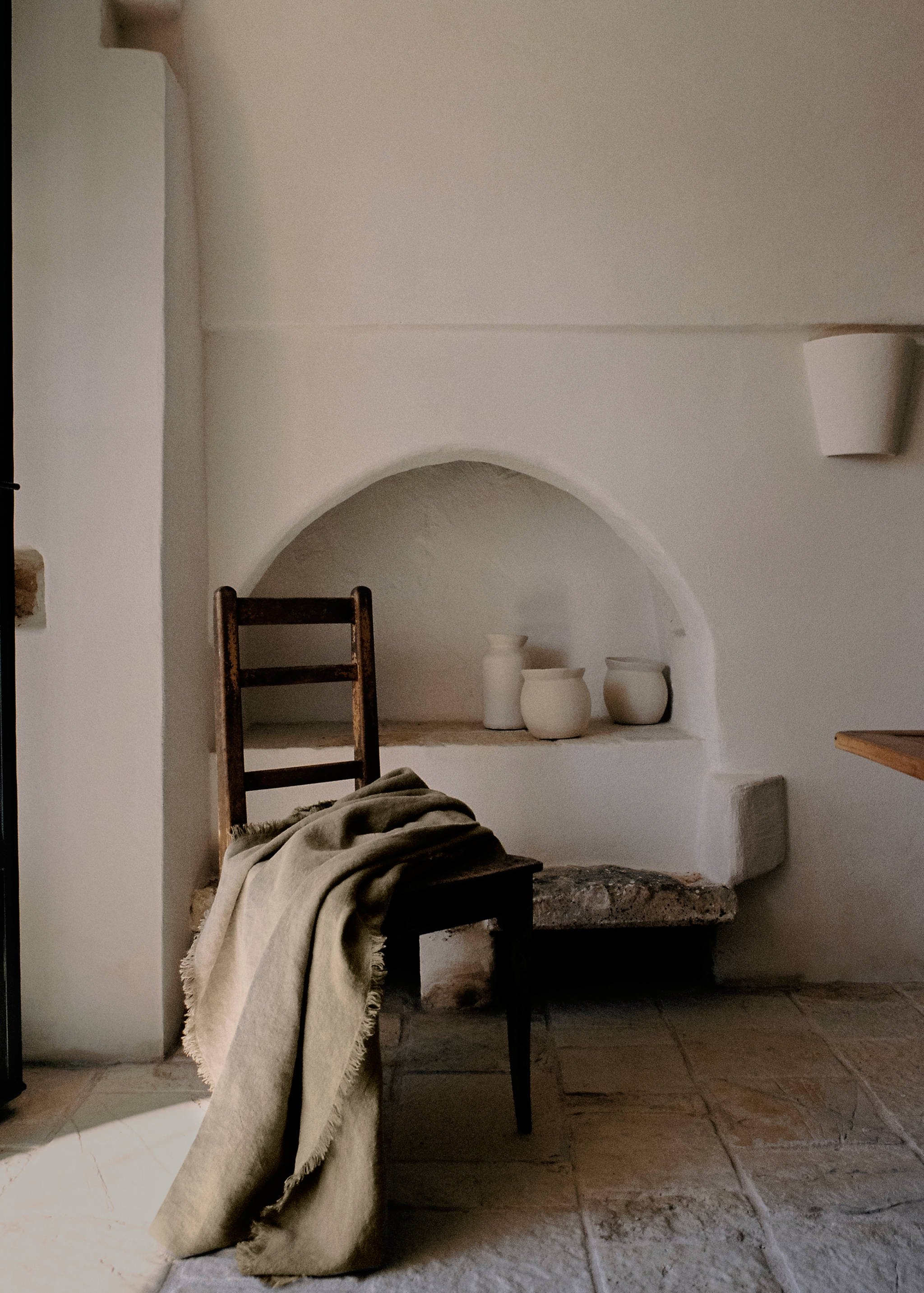 100% linen fringed blanket - Details of the article 5