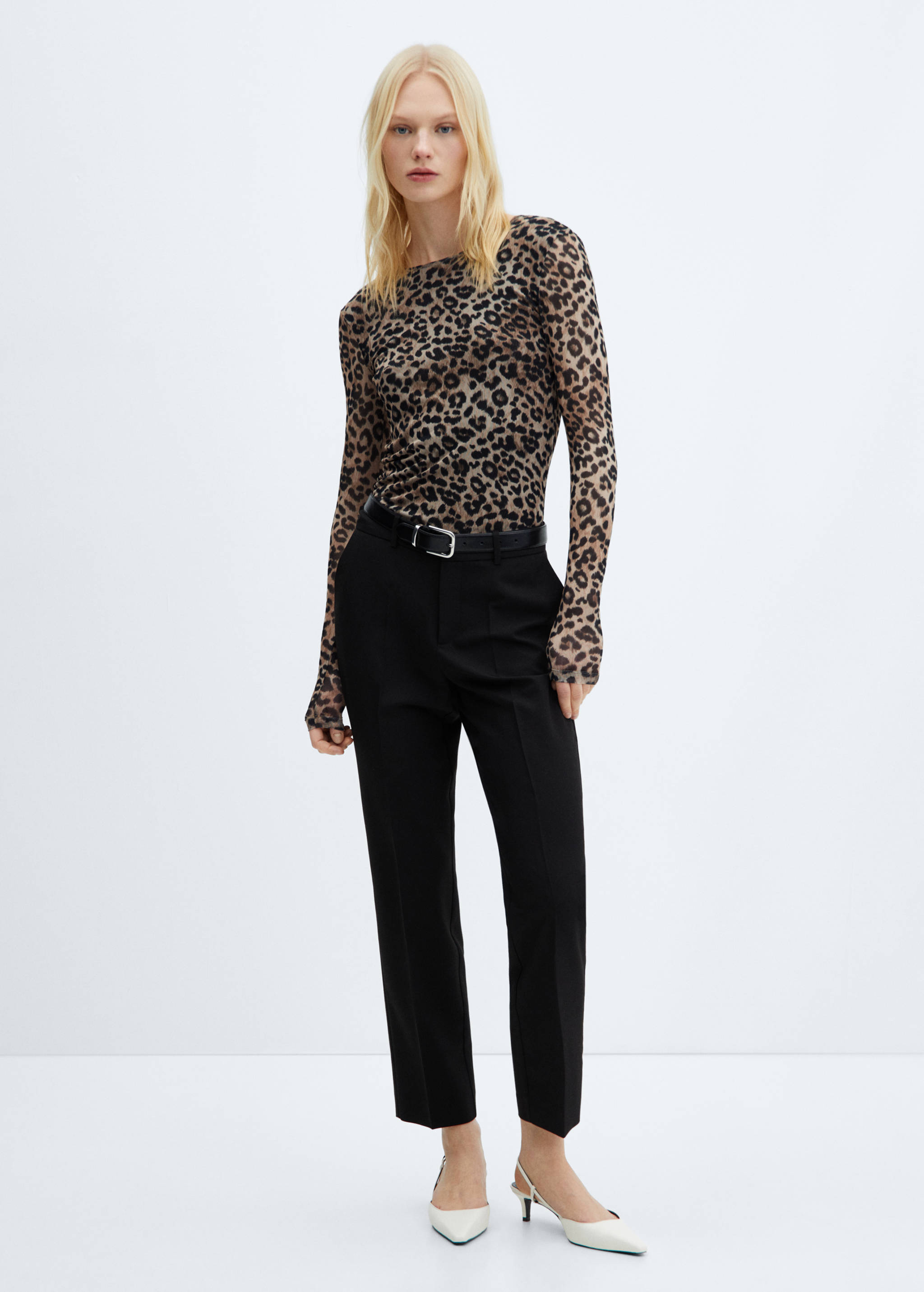 Printed mesh t-shirt - General plane