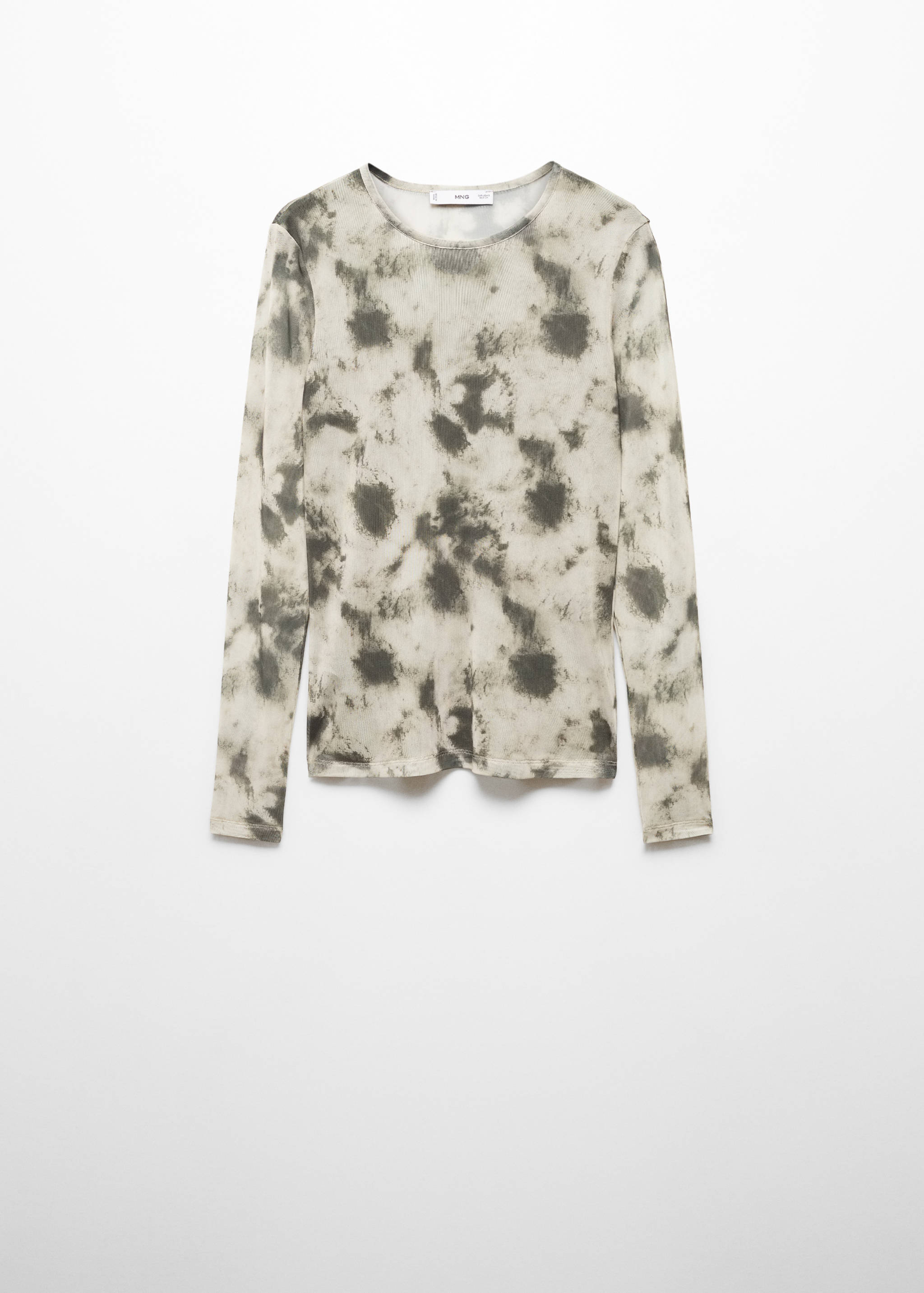 Printed mesh t-shirt - Article without model