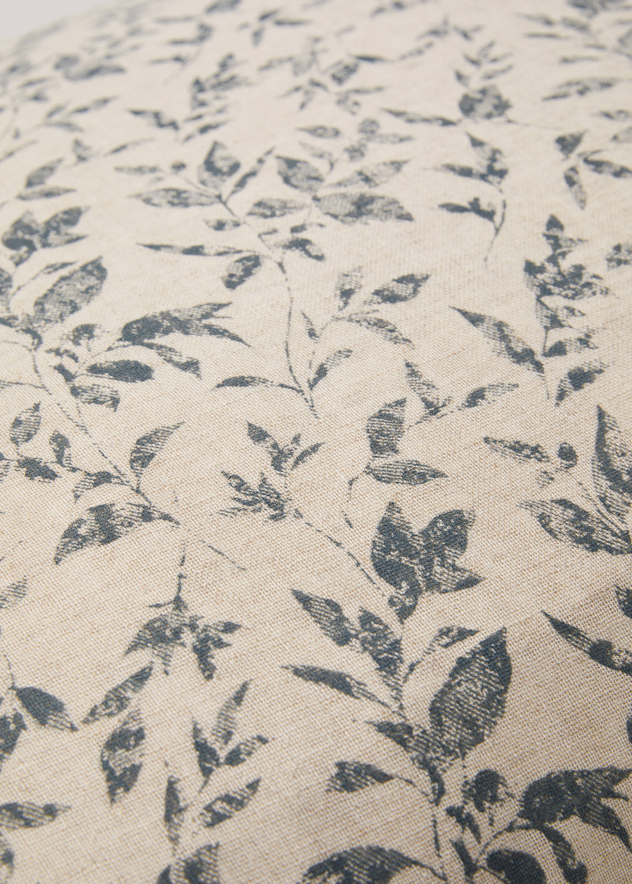 Housse de coussin coton lin fleurs 30x50 cm - Détail de l'article 4
