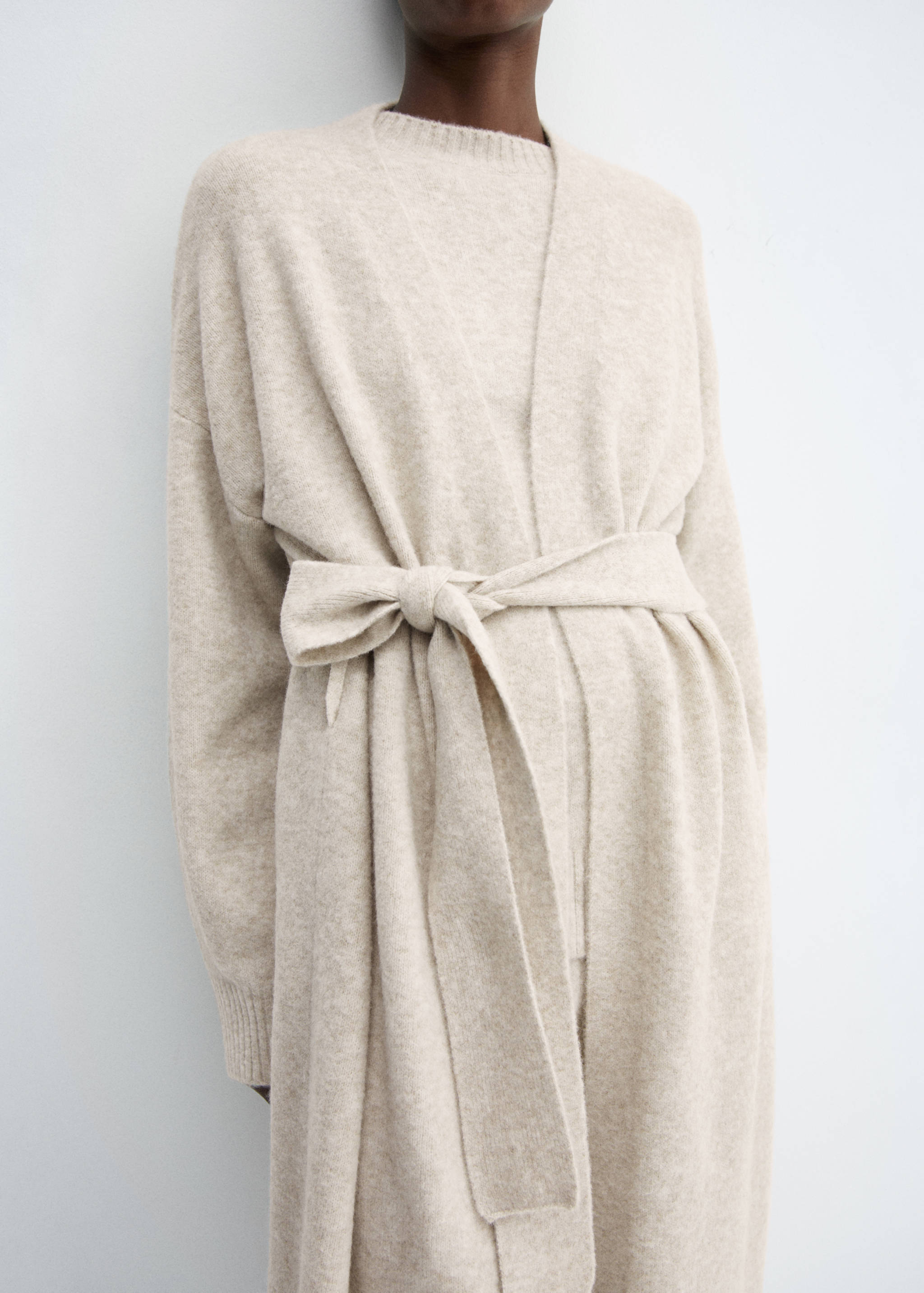 Oversized knitted cardigan - Details of the article 6