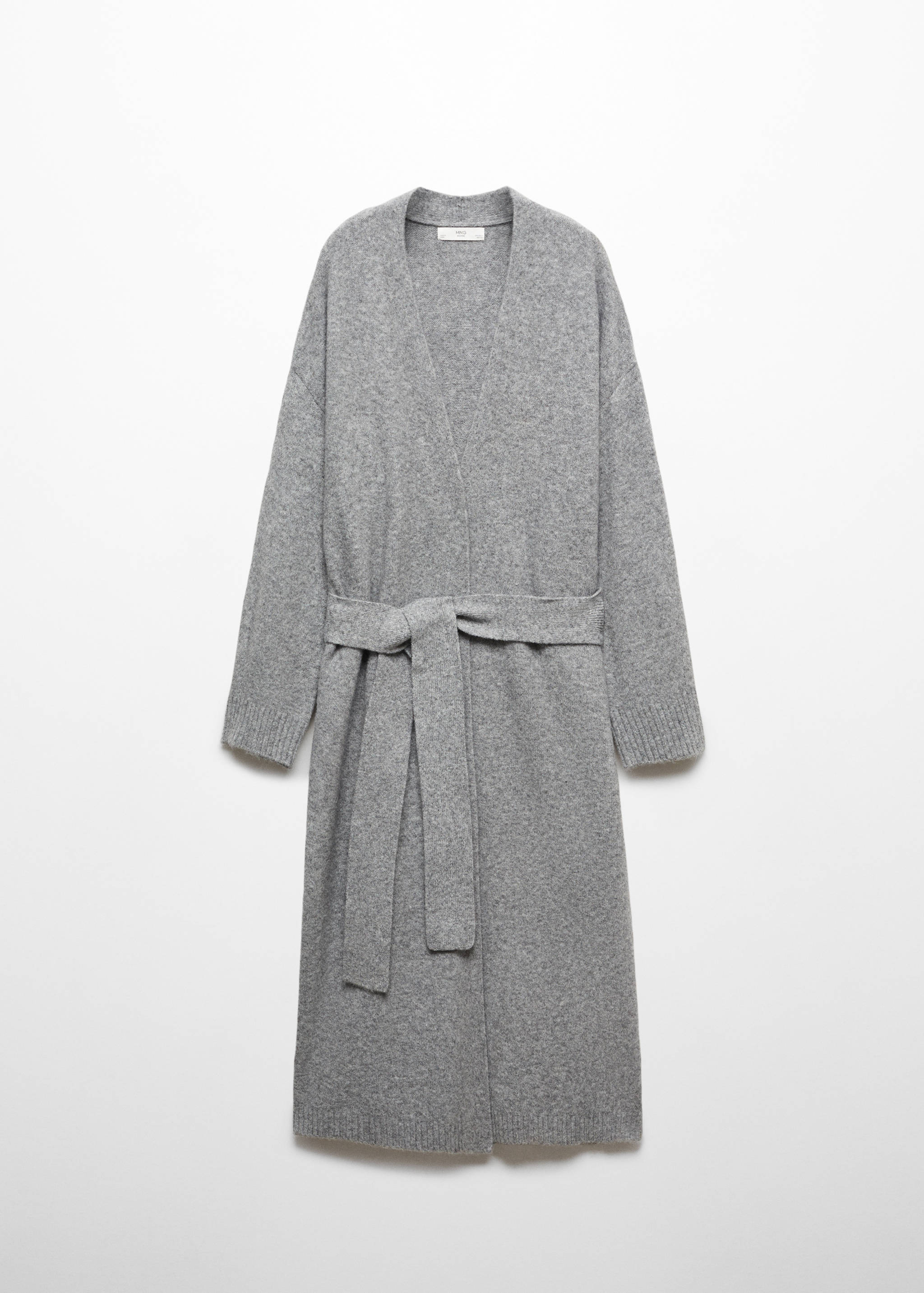 Oversized knitted cardigan - Article without model