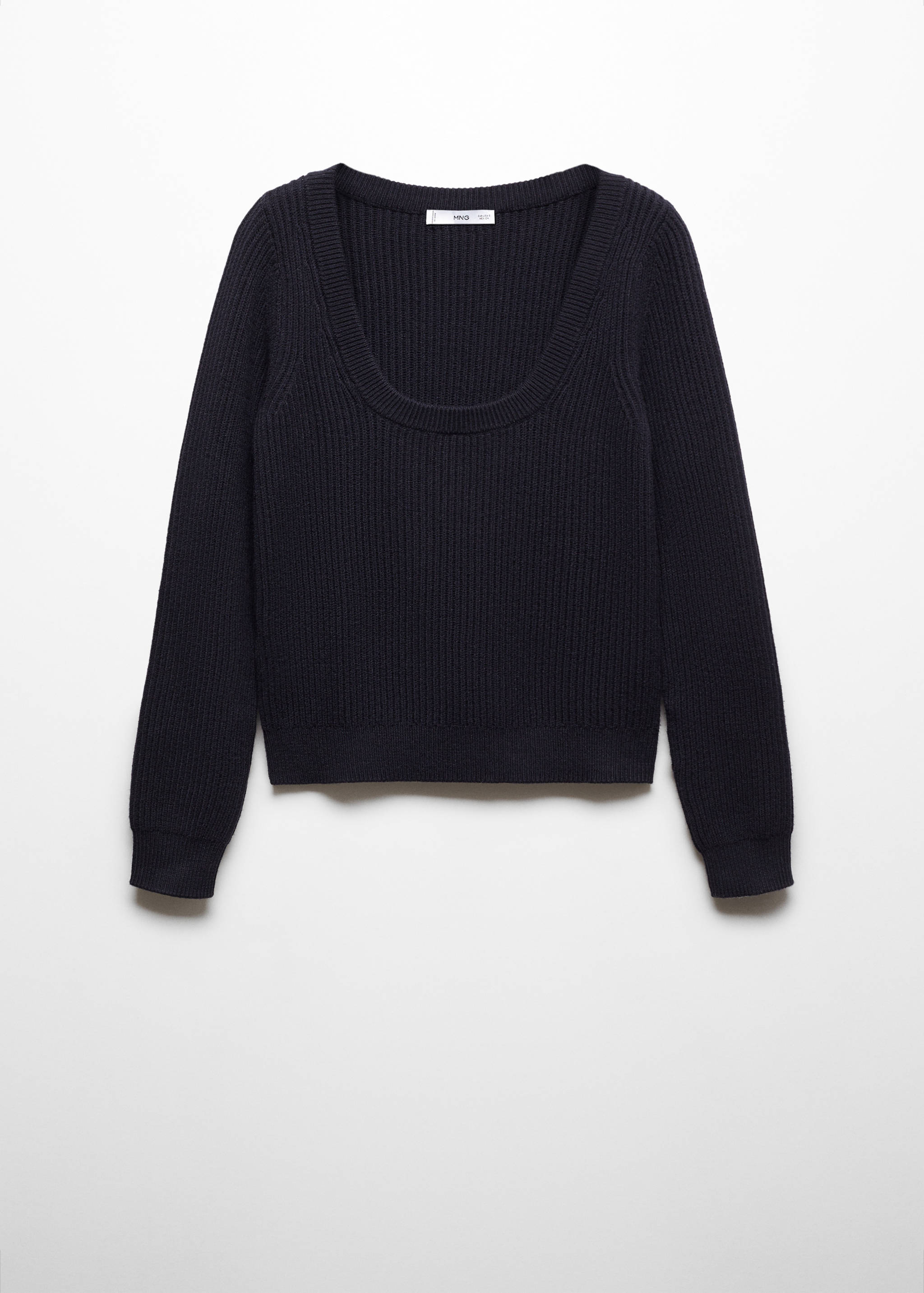 Low-cut neck sweater - Article without model