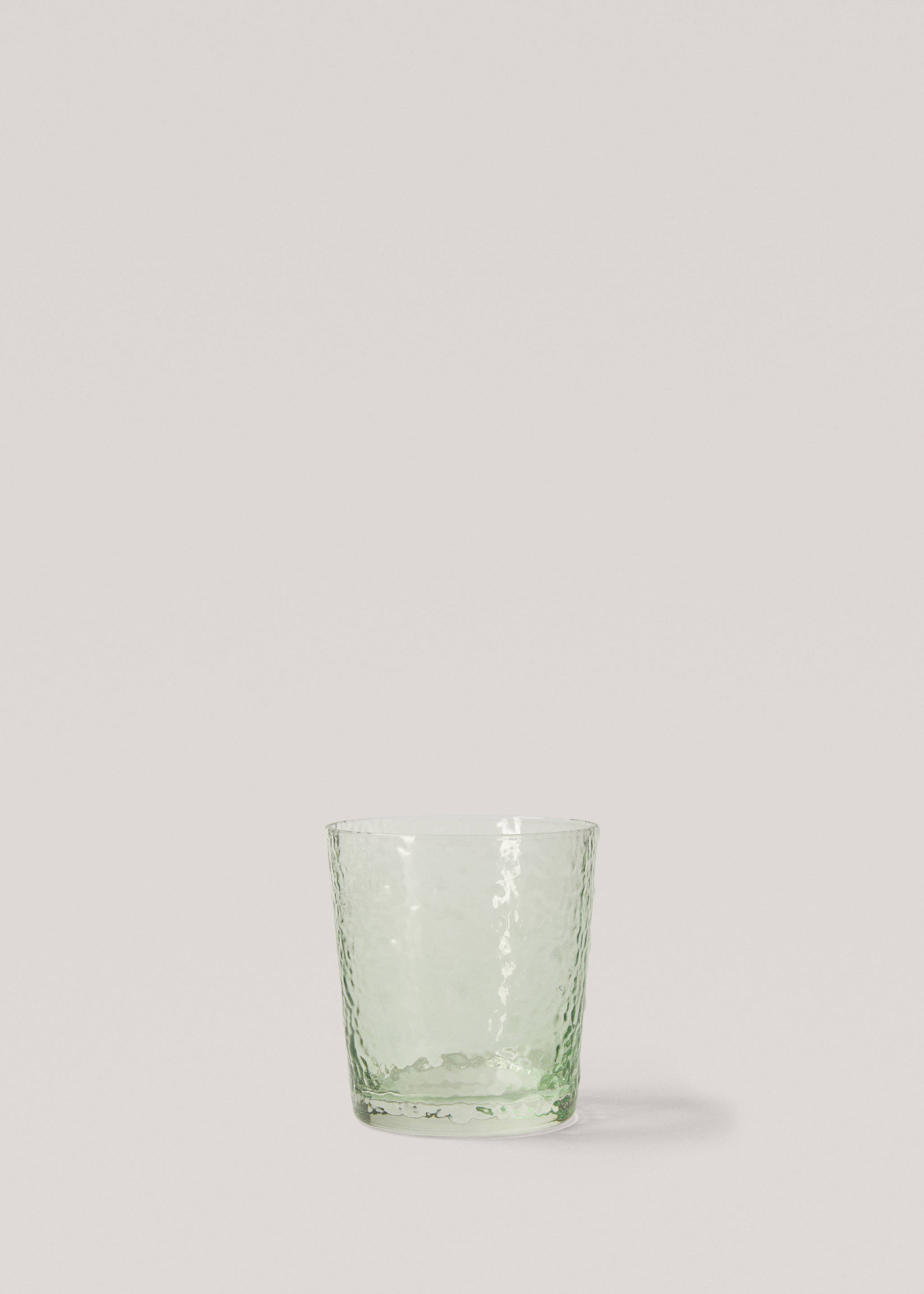 Vaso vidrio relieve - Artículo sin modelo