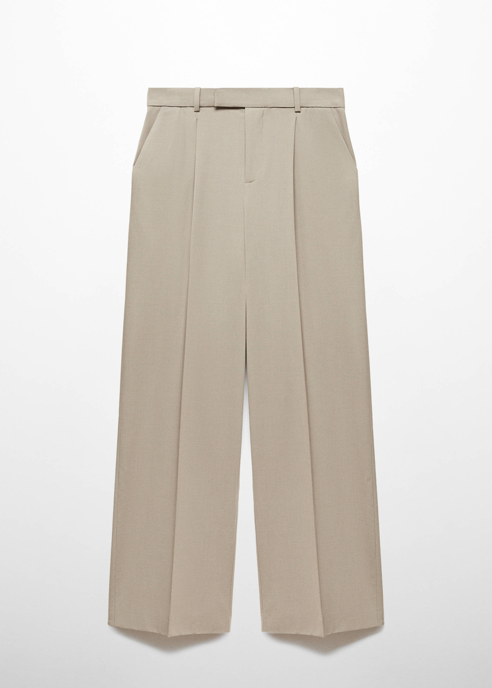 Wide leg pleated trousers - Article without model