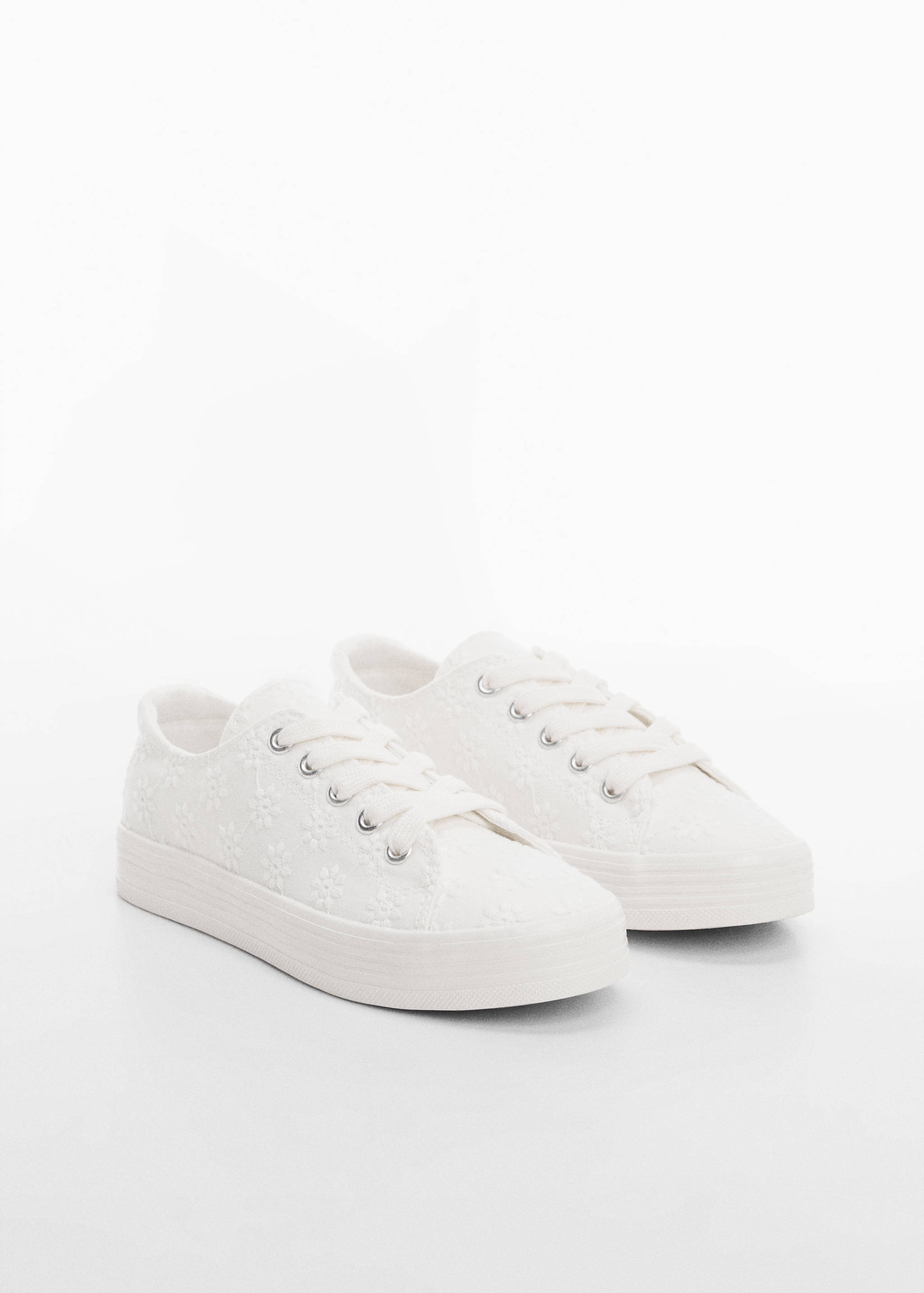 Embroidered sneakers - Medium plane