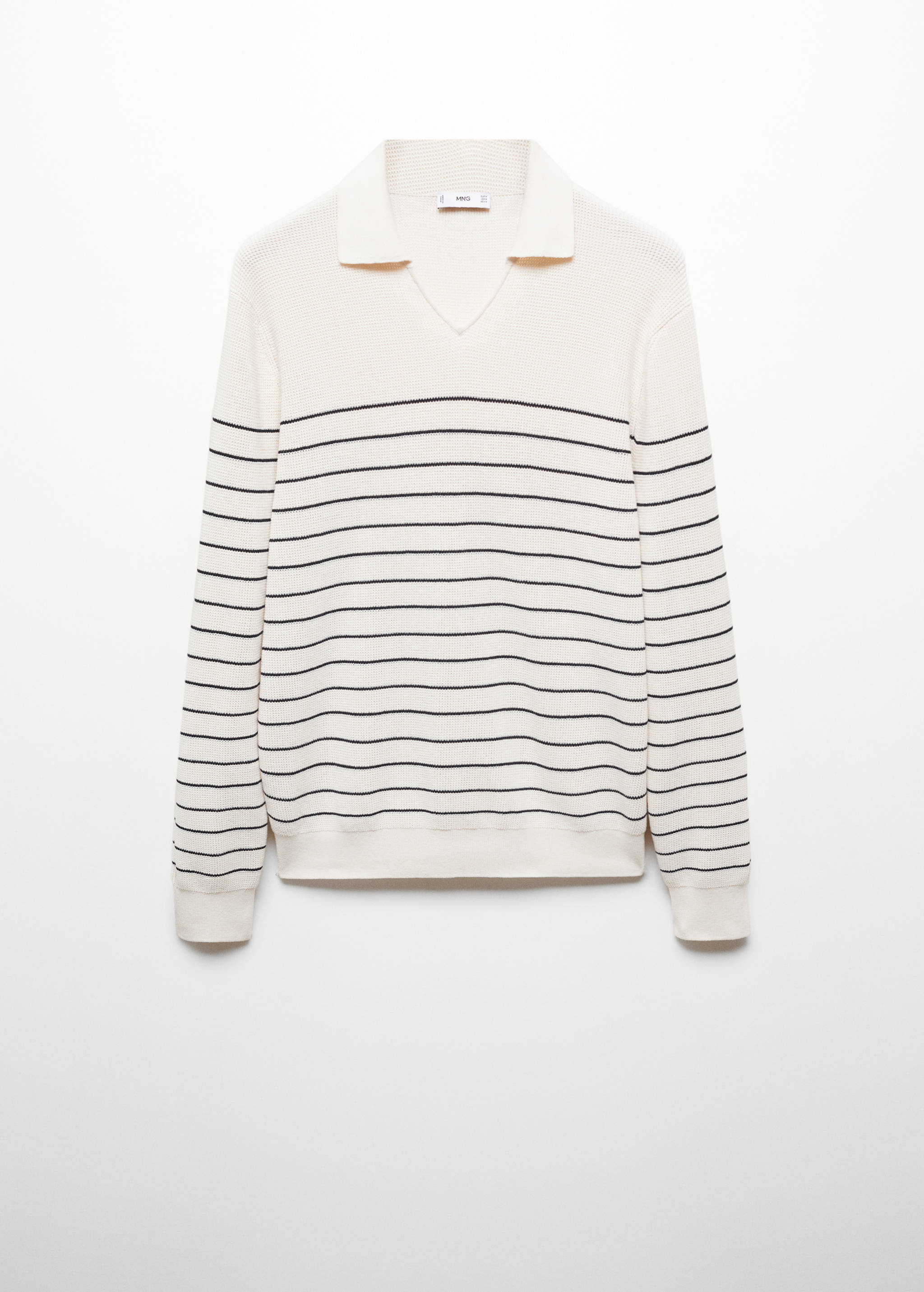 Jersey estilo polo rayas - Artículo sin modelo
