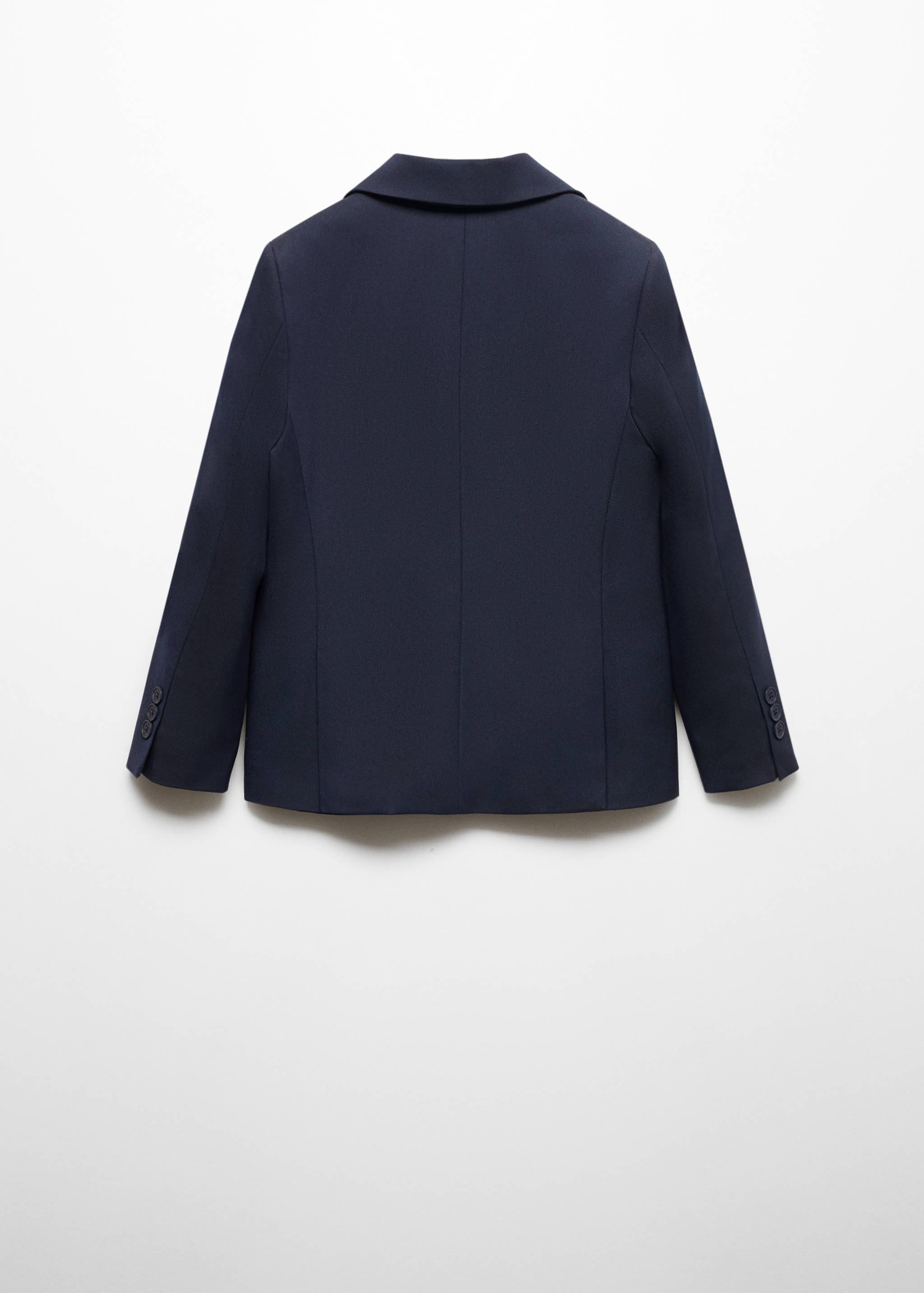 Americana traje estructura - Reverso del artículo