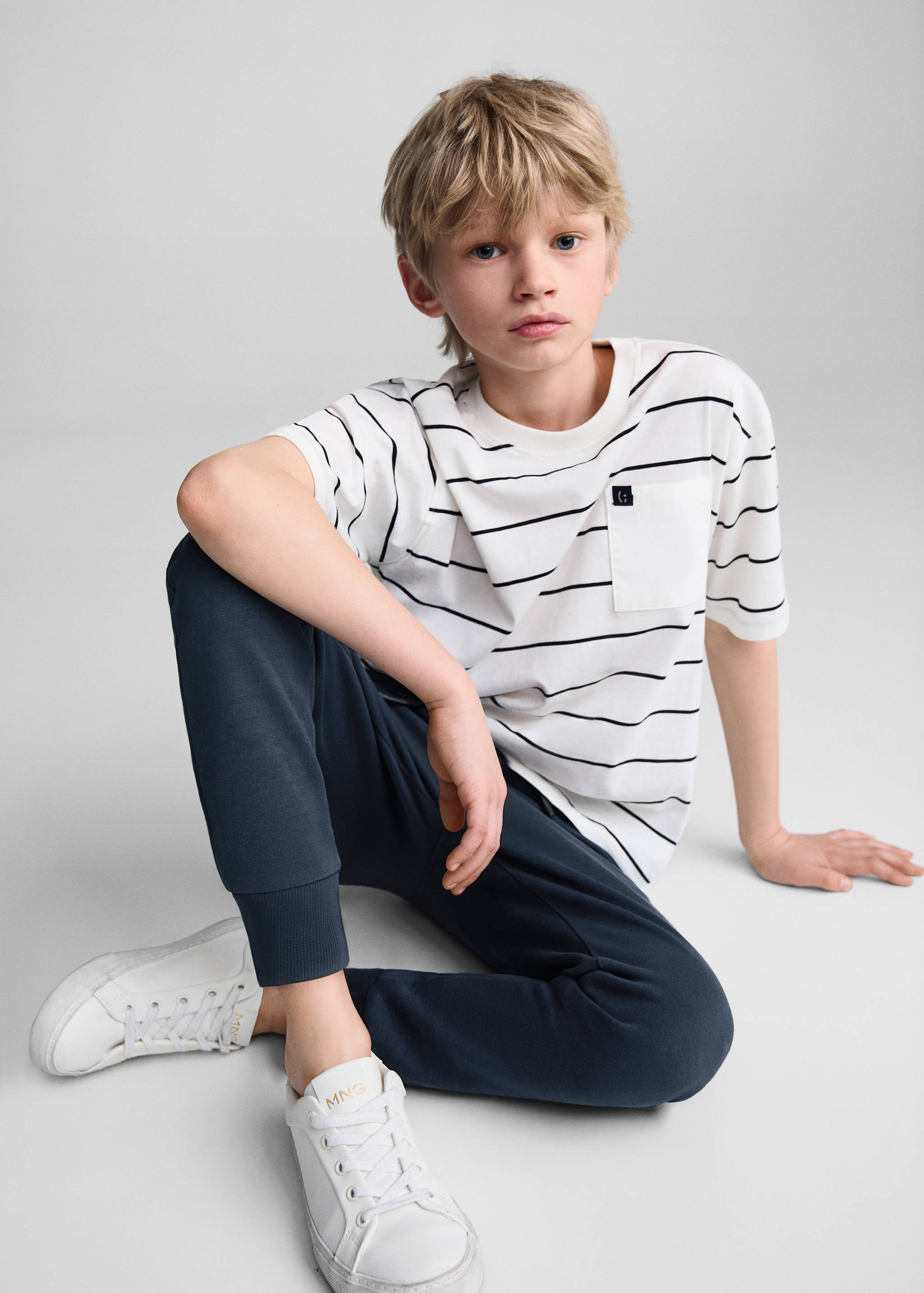 Pantalon jogging tissu éponge - Détail de l'article 2