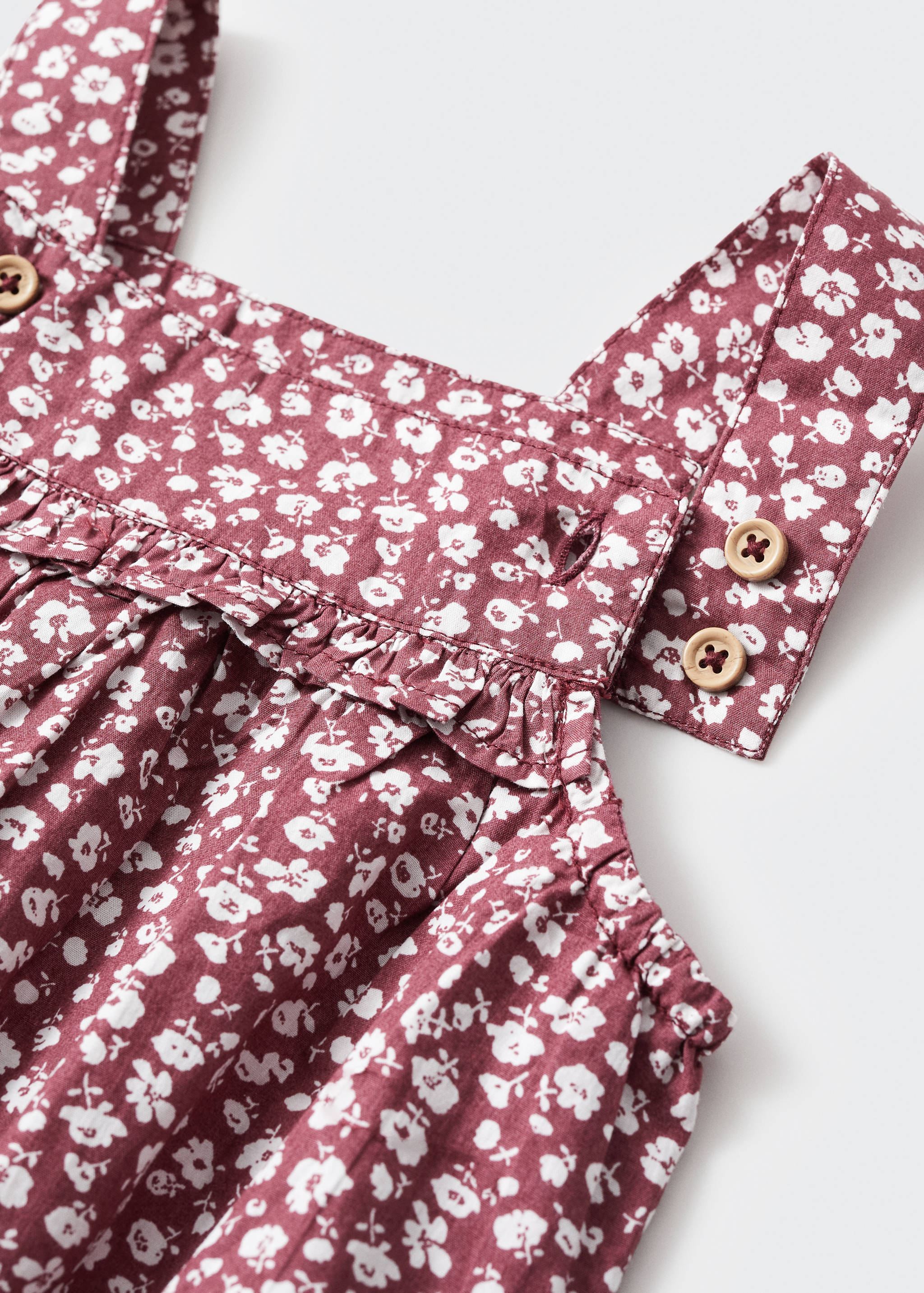 Cotton floral romper - Details of the article 8