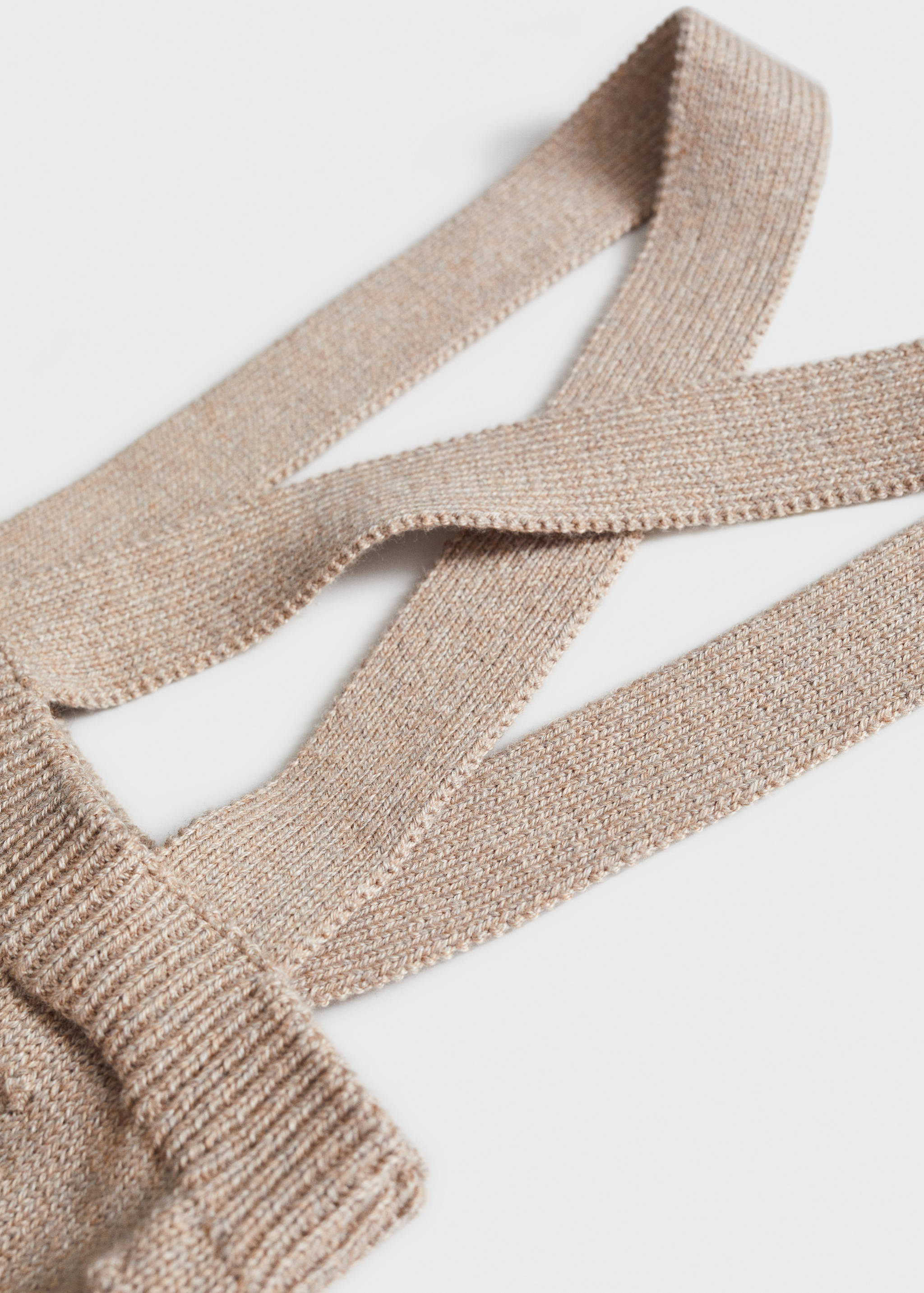 Cotton-knit romper - Details of the article 0