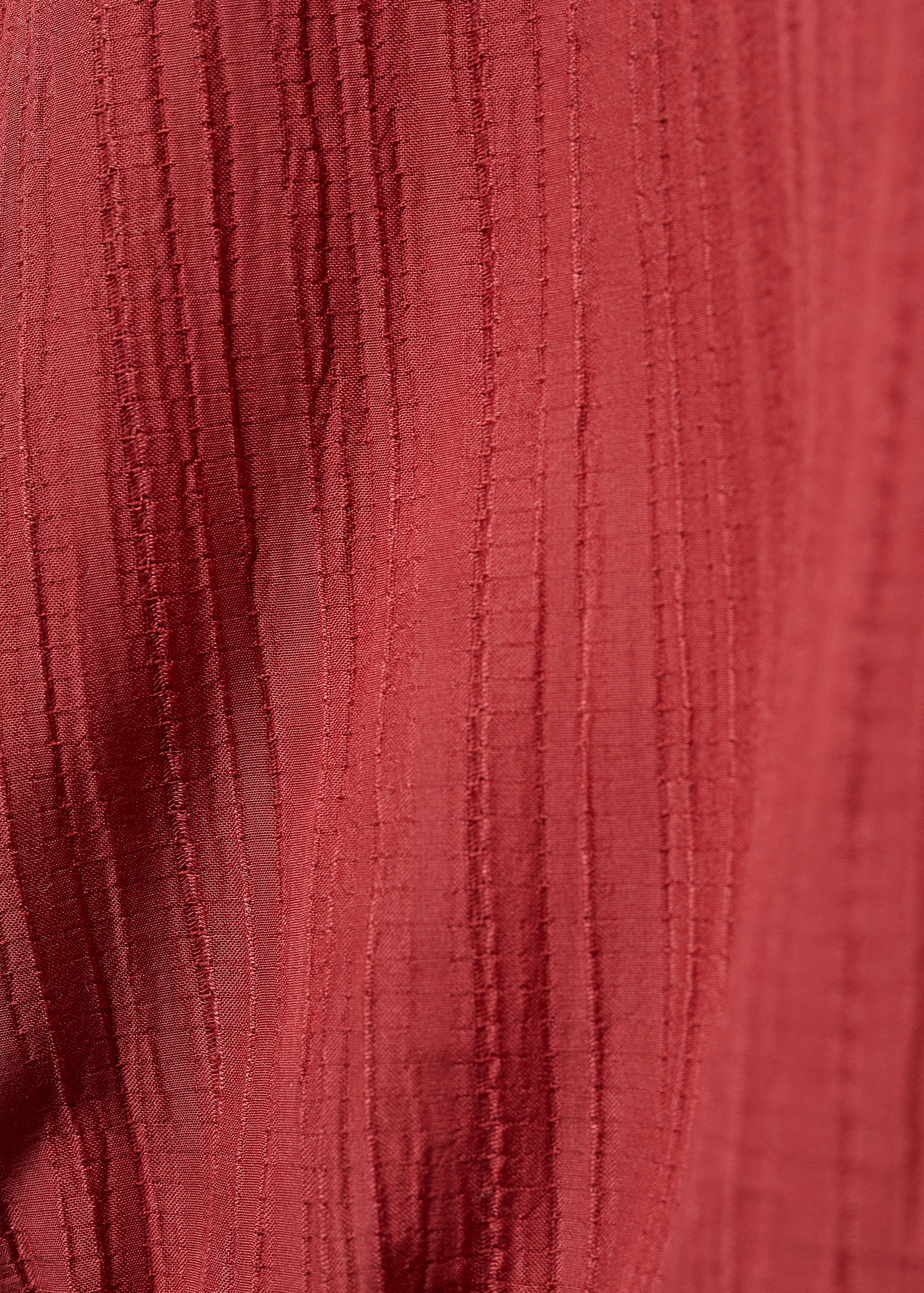 Textured asymmetrical blouse - Details of the article 8