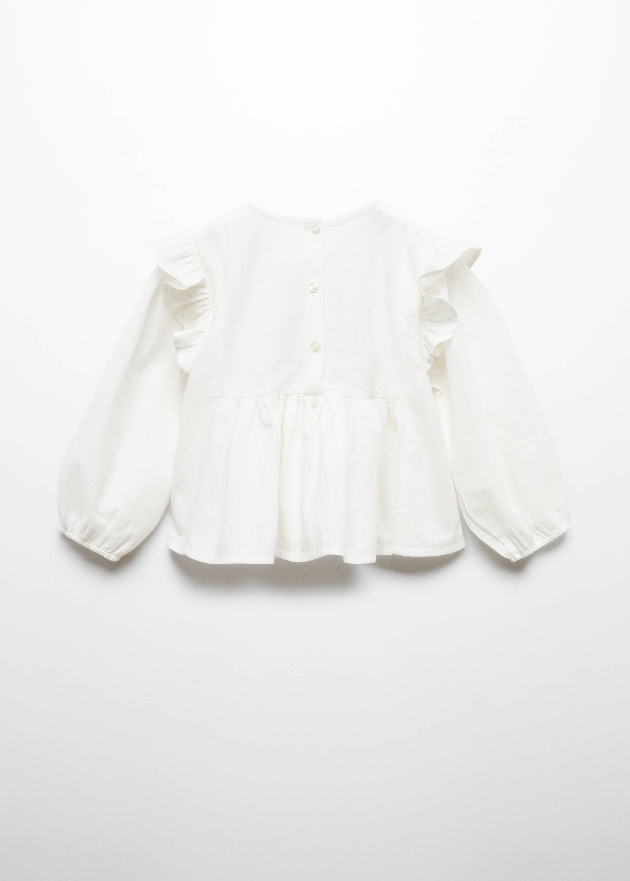 Blusa algodón volantes - Reverso del artículo