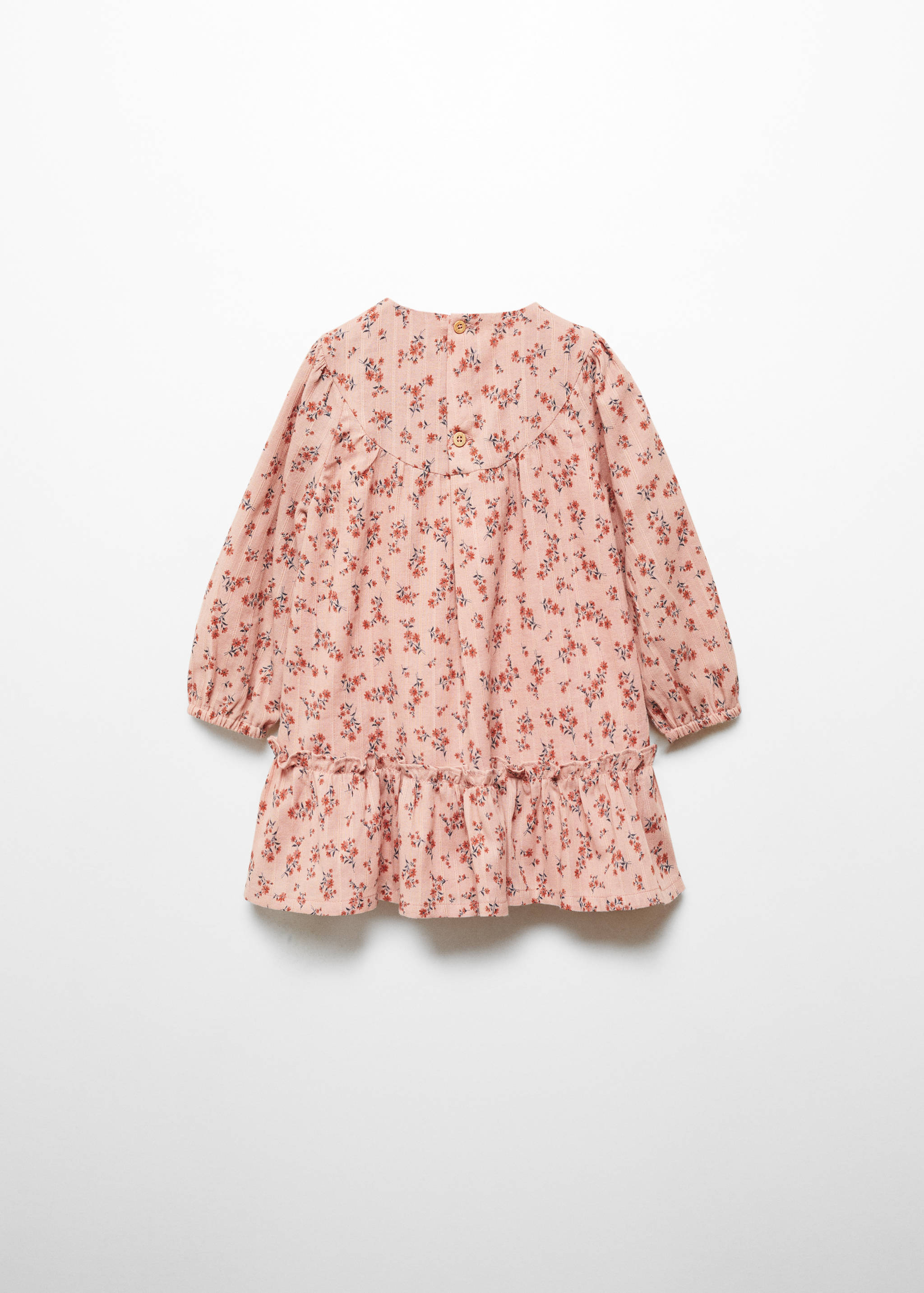 Flower print dress - Reverse of the article