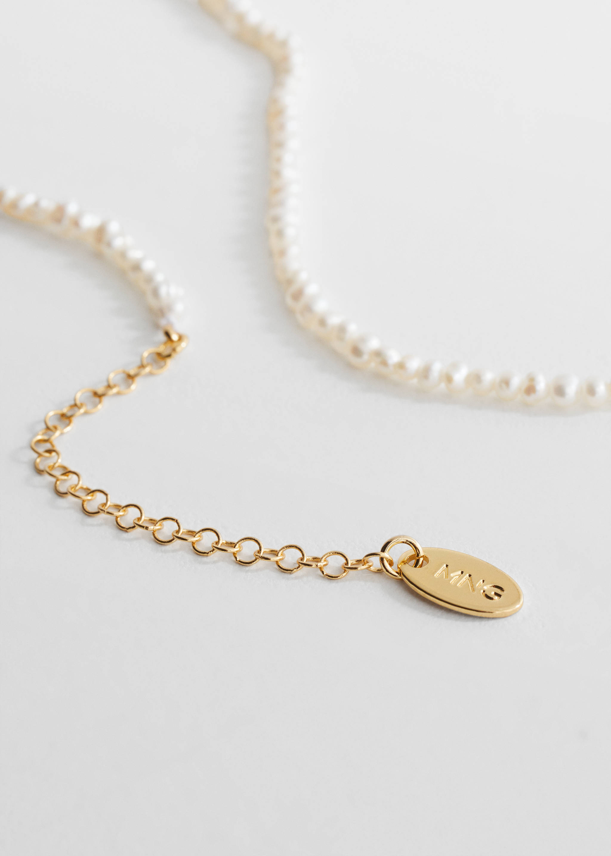 Collar perlas naturales - Plano medio