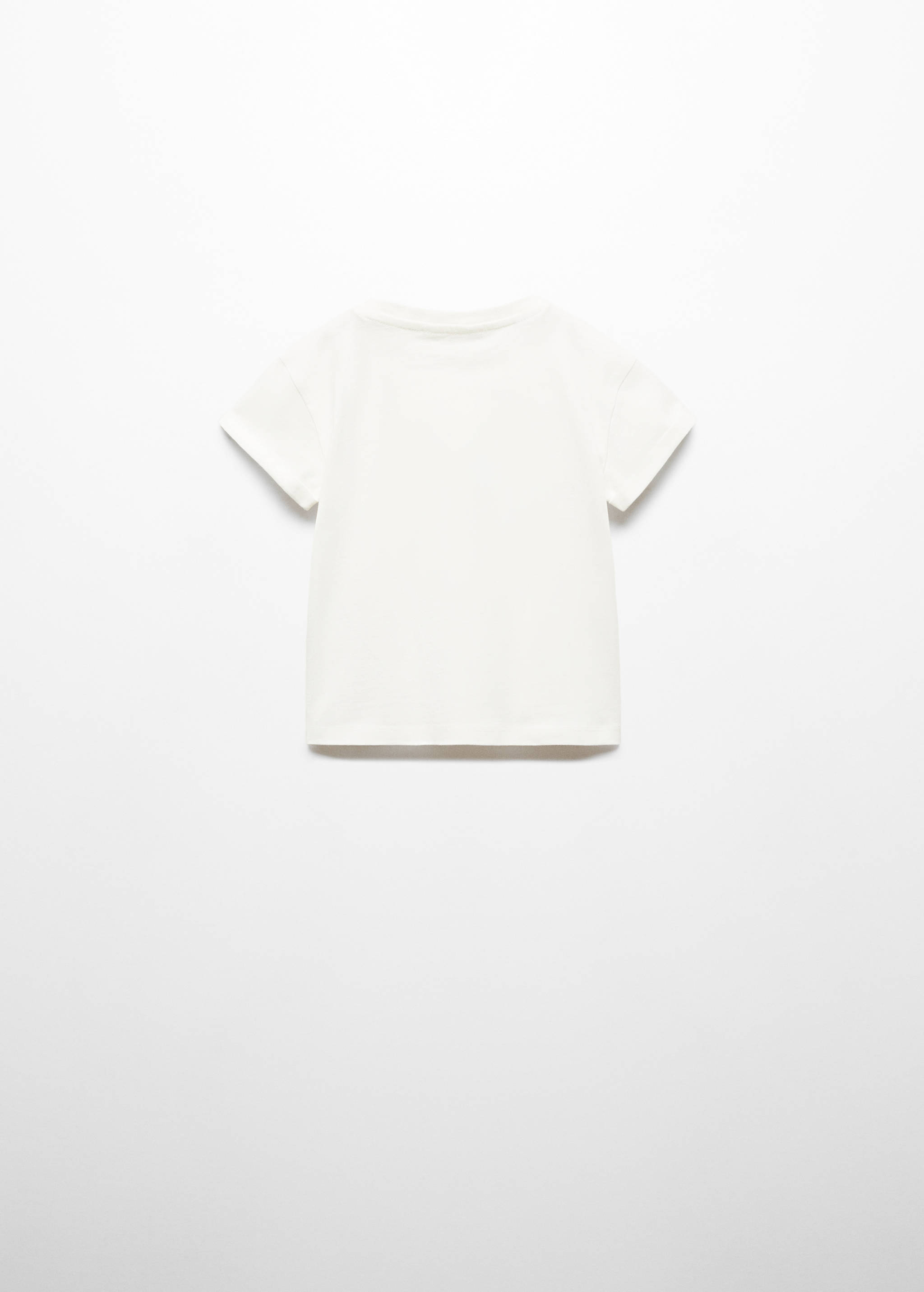 Camiseta estampado relieve - Reverso del artículo