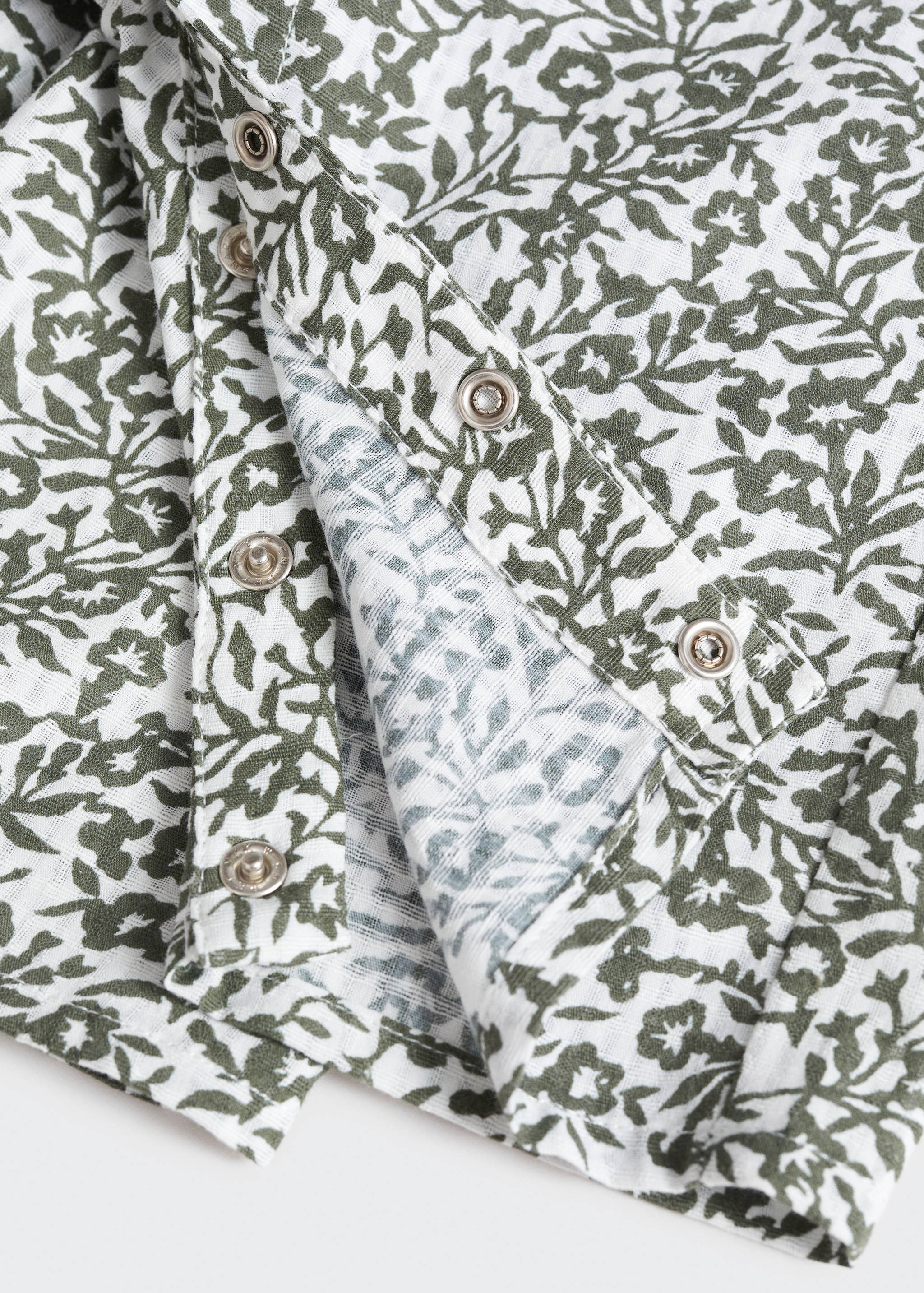 Ruffled printed dungarees - Details of the article 8