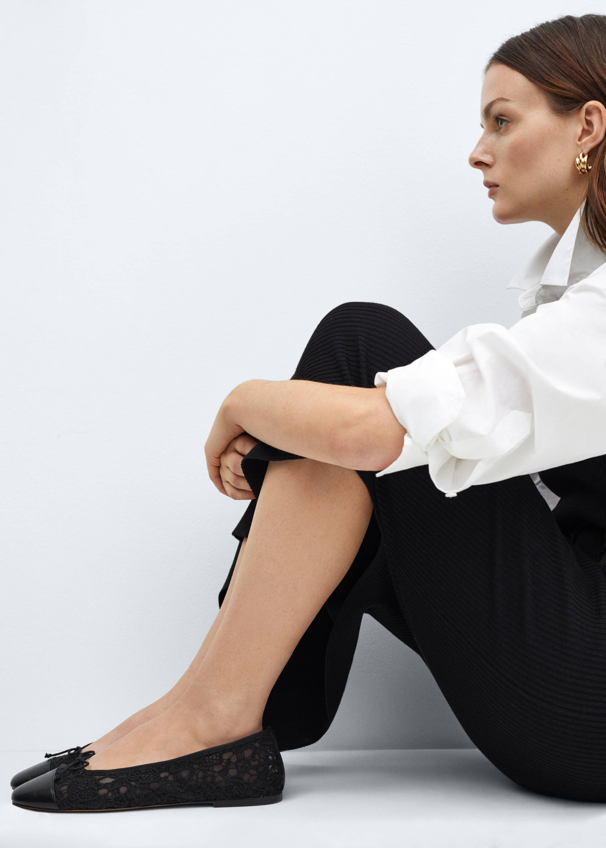 Балетки с бантиком из кружева - Деталь изделия 9