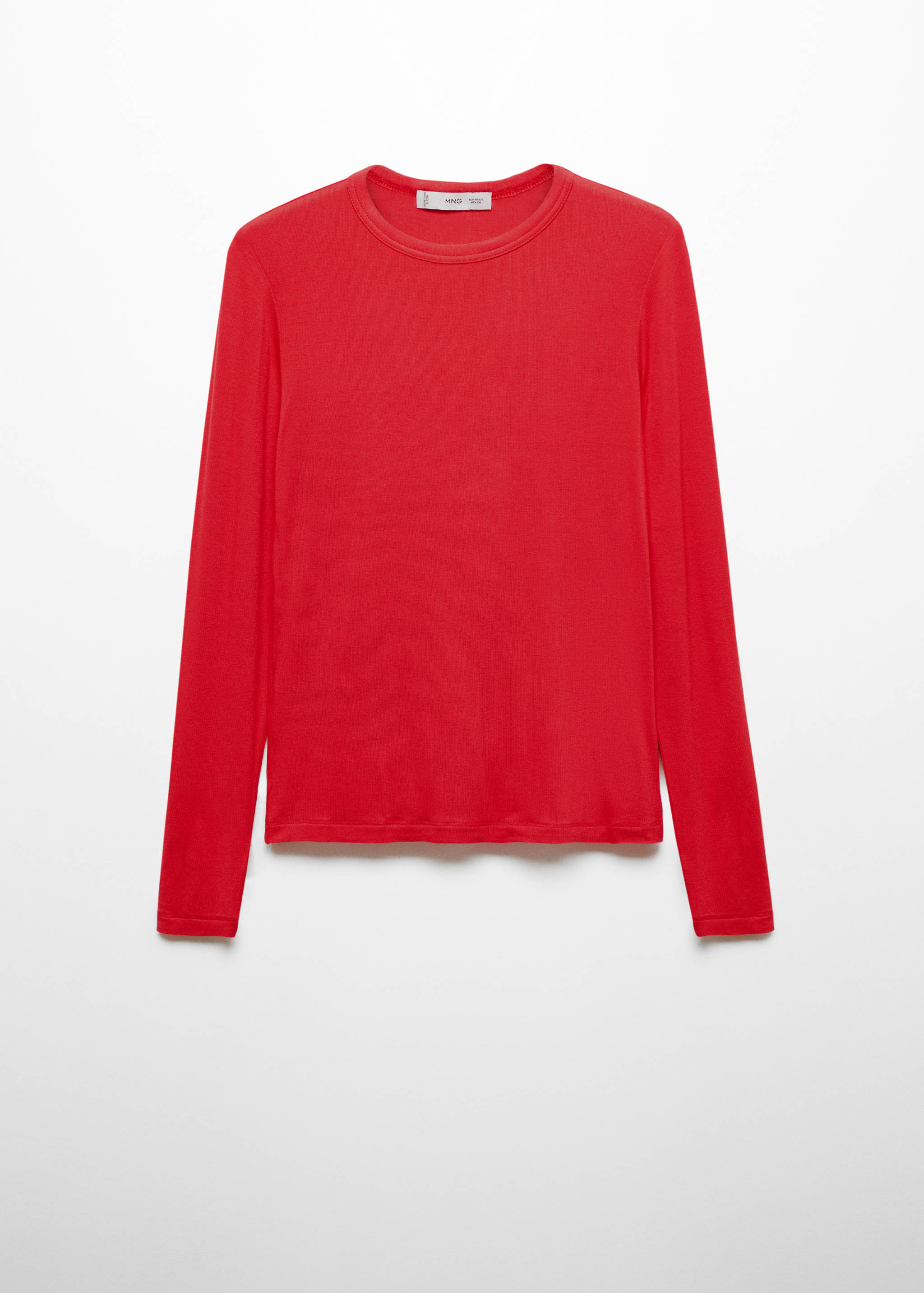 Langarm-T-Shirt mit Rundhals - Artikel ohne Model