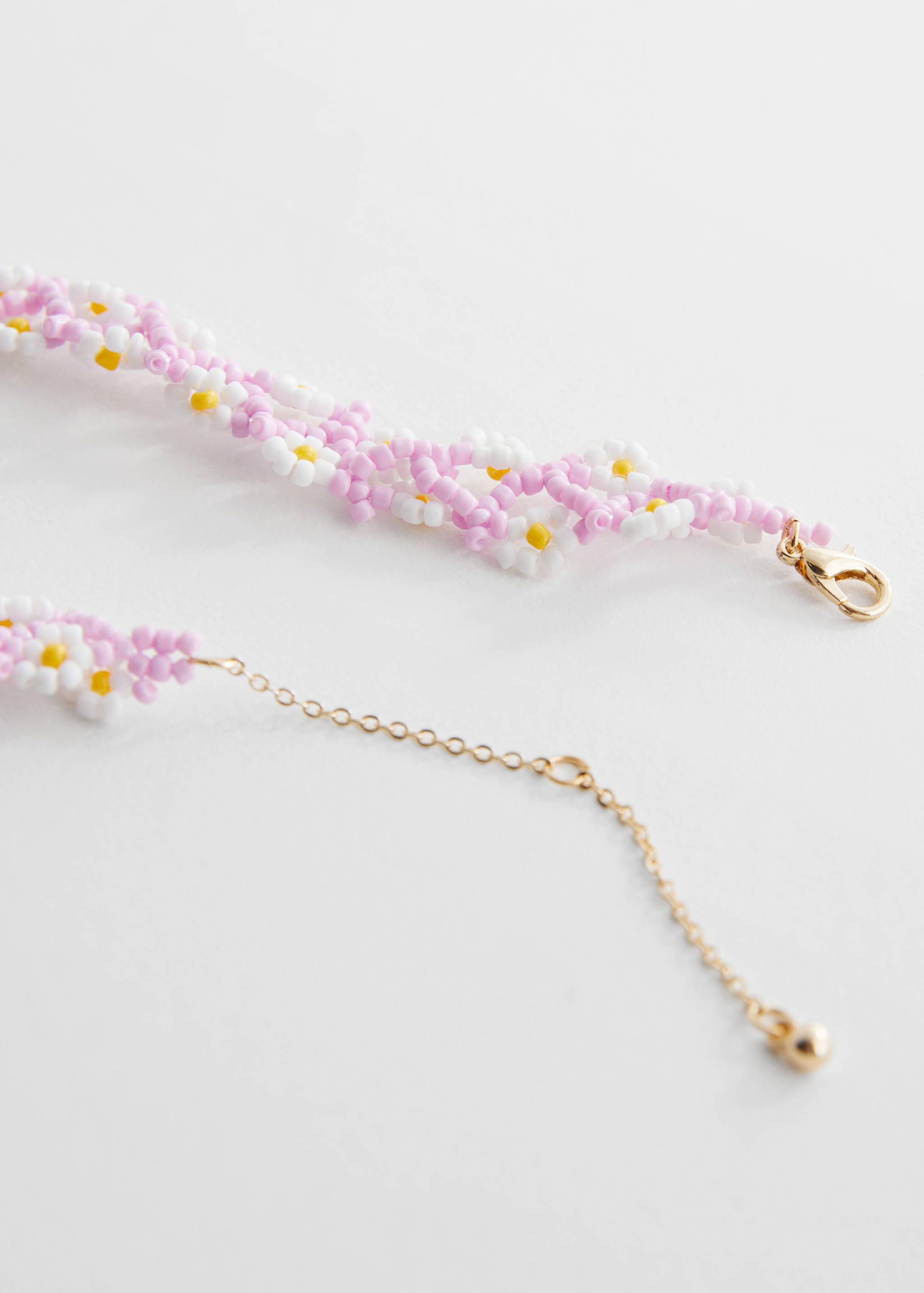 Choker with beads - Medium plane