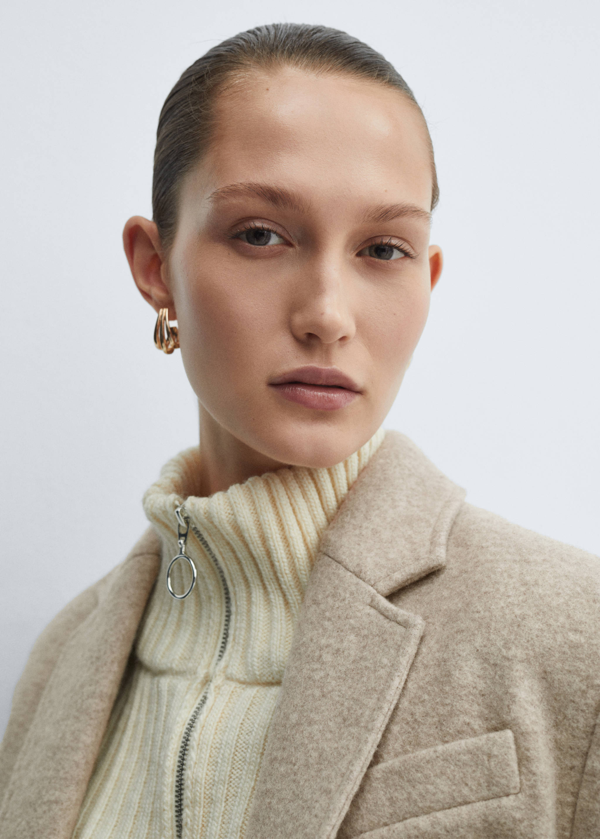 Manteau oversize 100 % laine - Détail de l'article 2