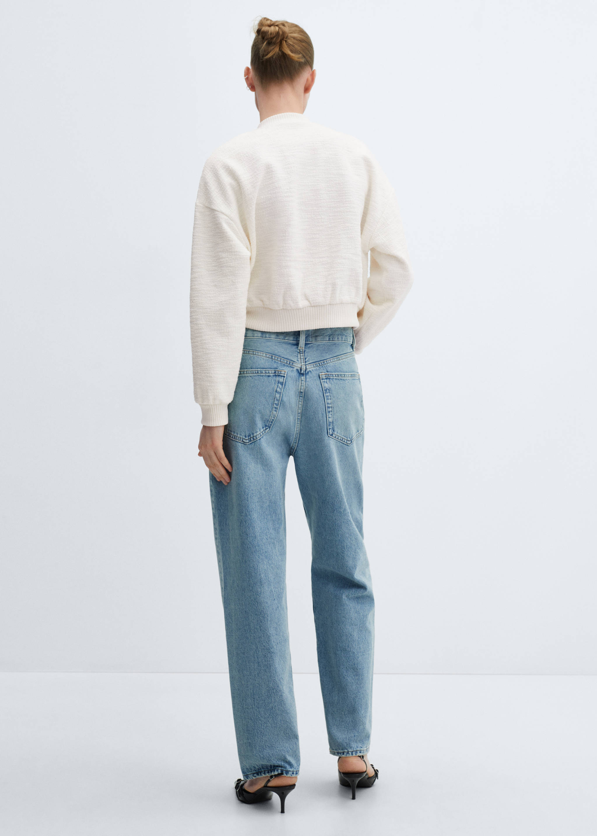 Chaqueta bomber tweed - Reverso del artículo
