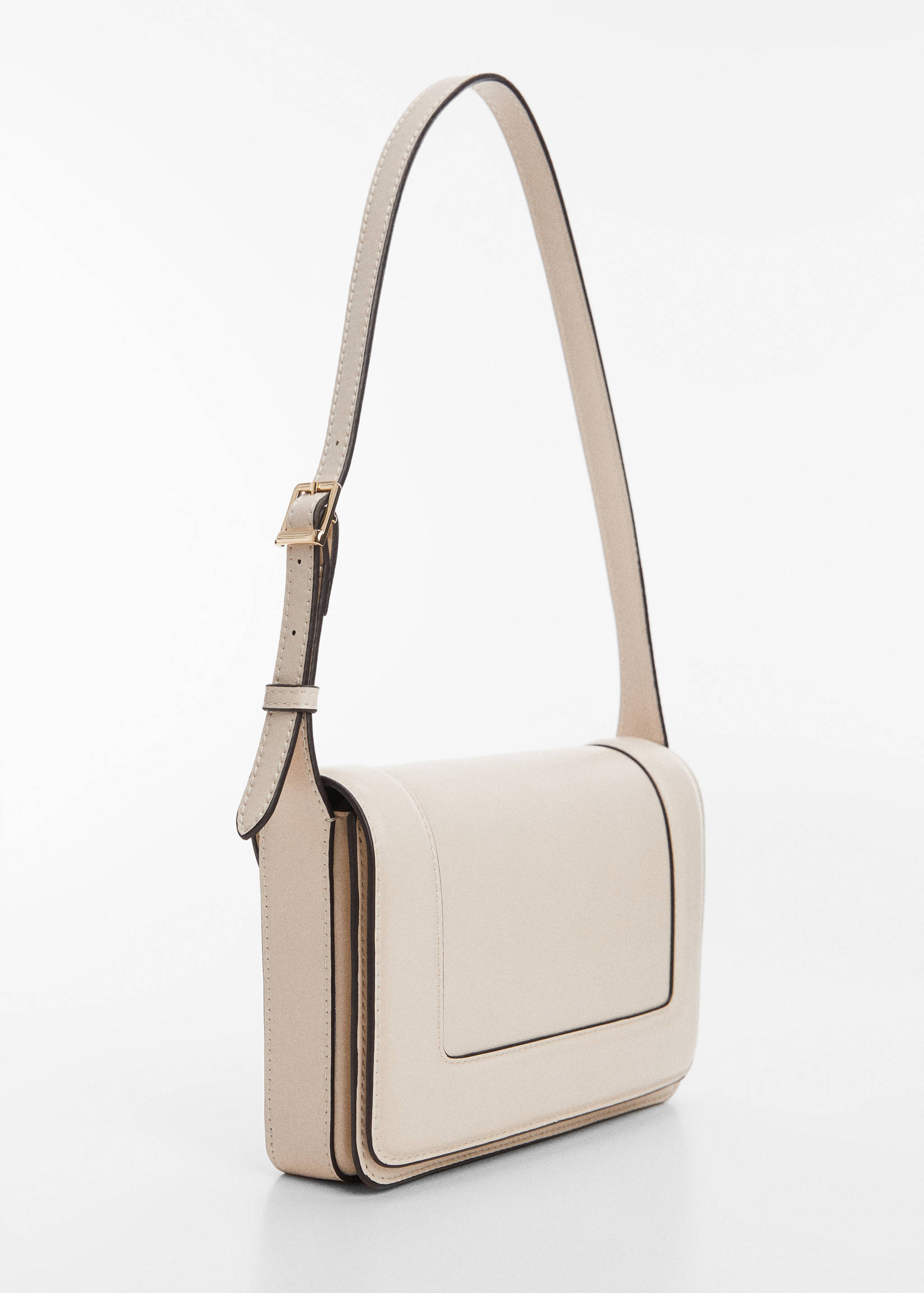 Crossbody bag with flap - Medium plane