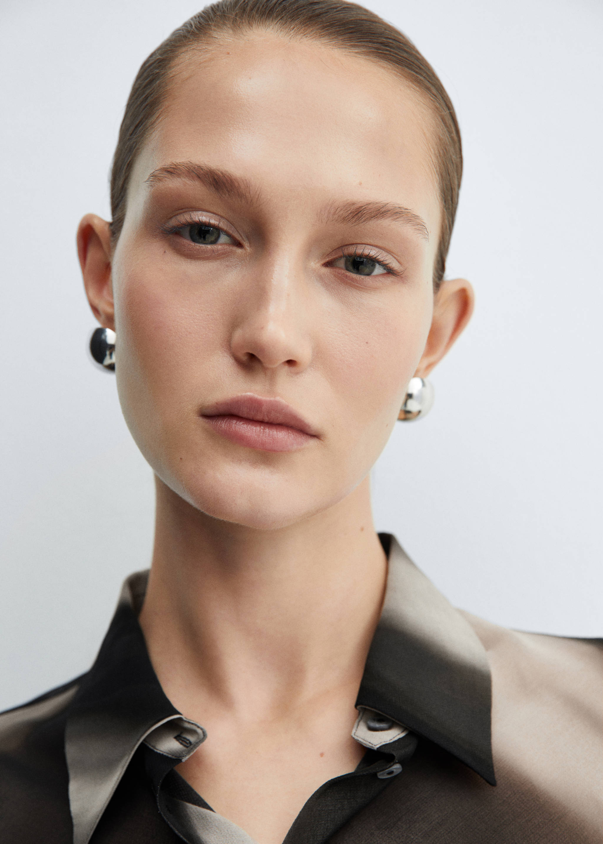 Camisa estampada semitransparente - Detalle del artículo 1