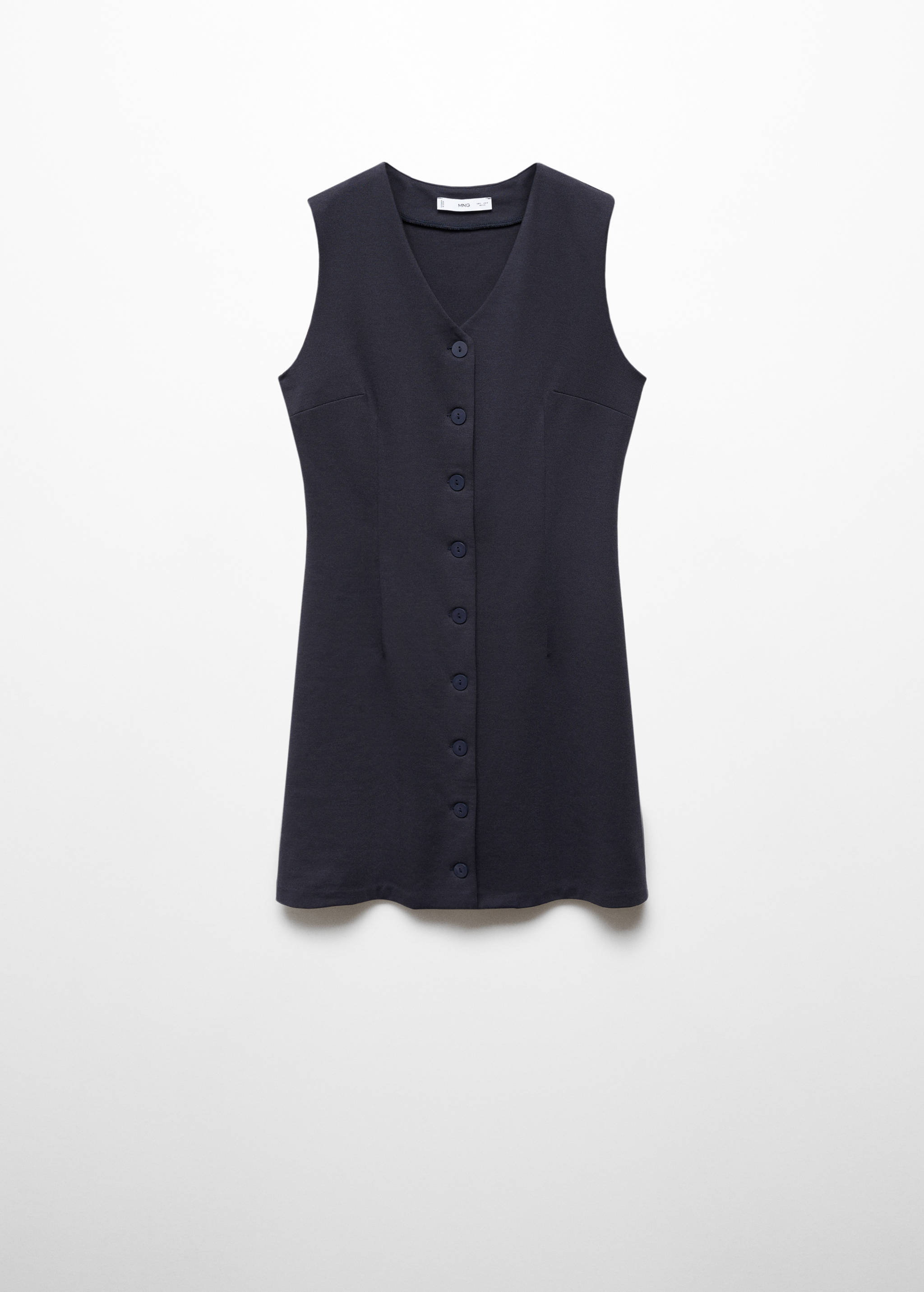 Short buttoned dress - Article without model