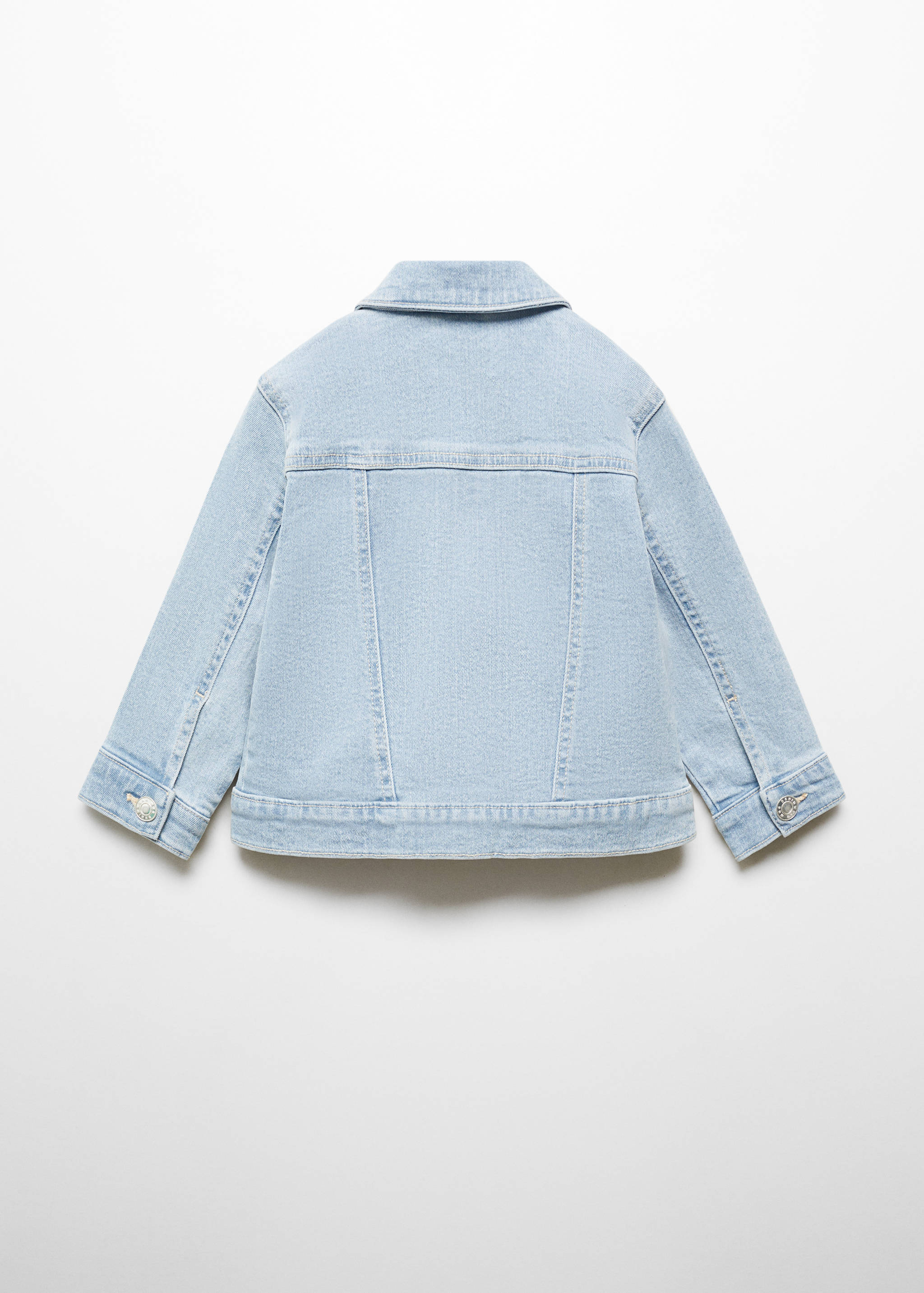 Pockets denim jacket - Reverse of the article