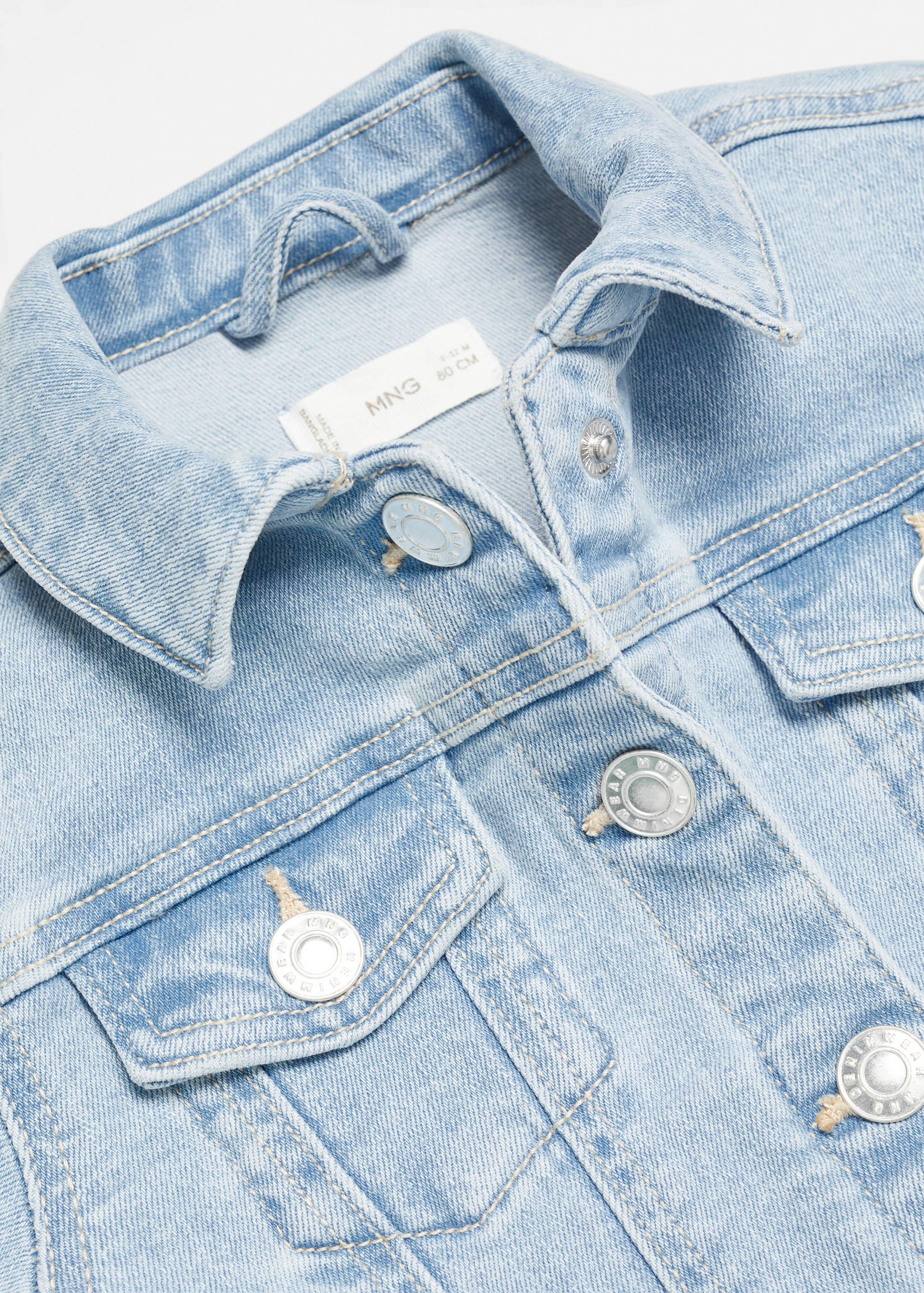 Pockets denim jacket - Details of the article 8