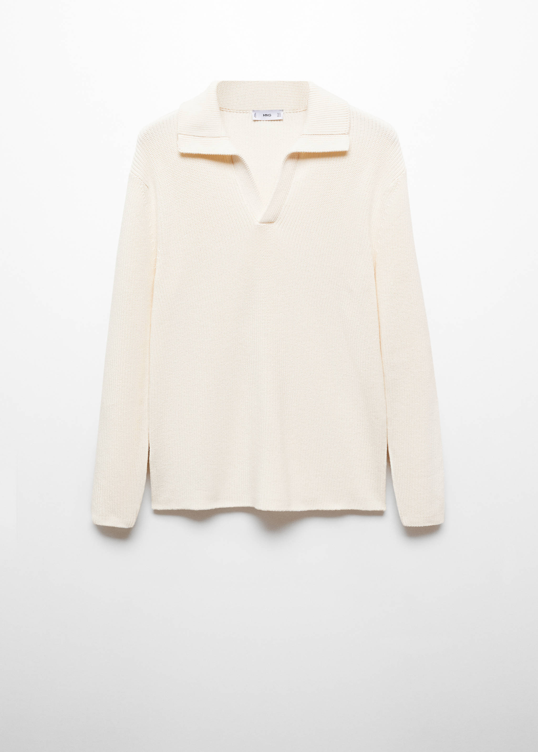 Pull-over maille col polo - Article sans modèle