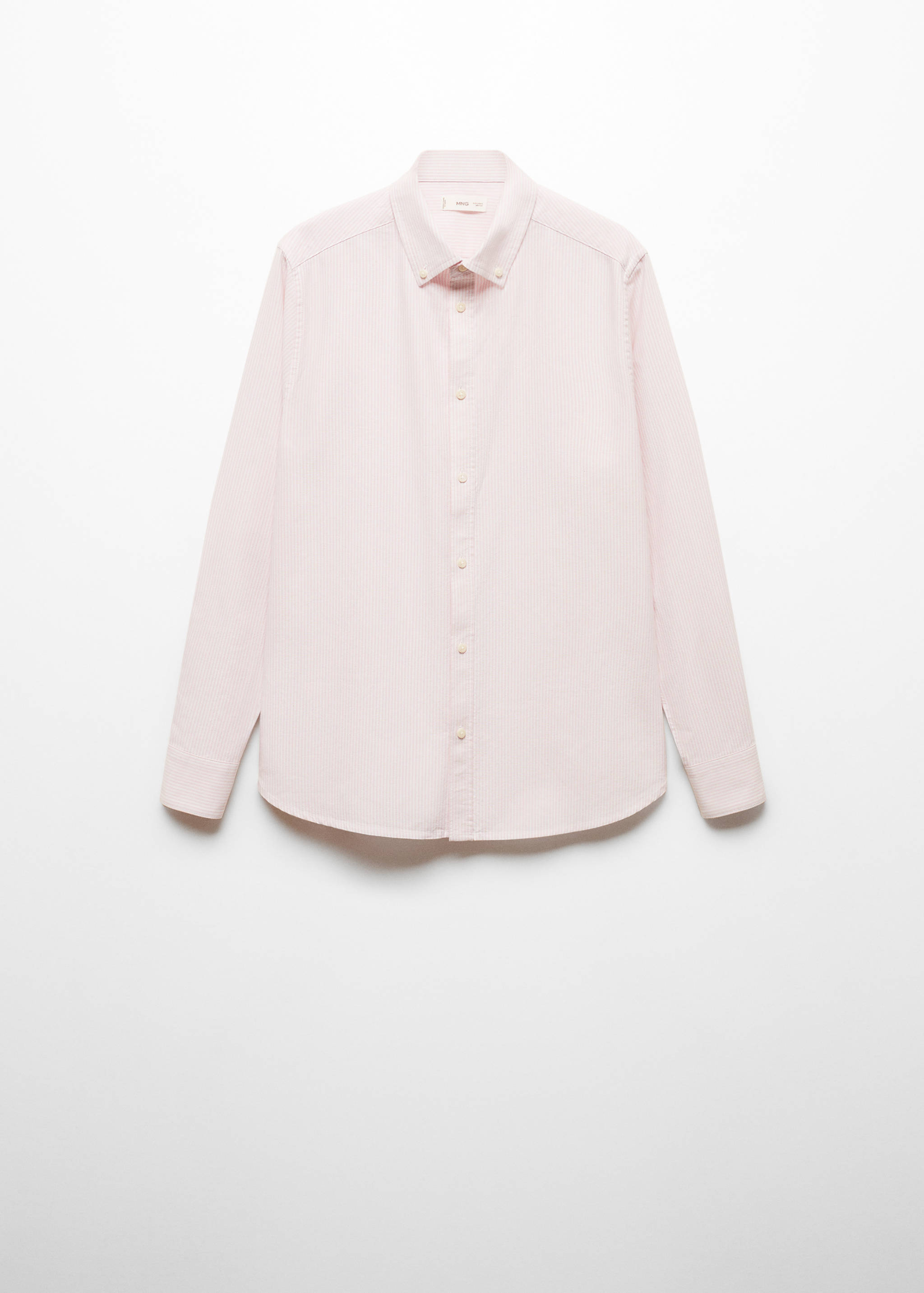 قميص أكسفورد مخطط للجنسين - منتج دون نموذج