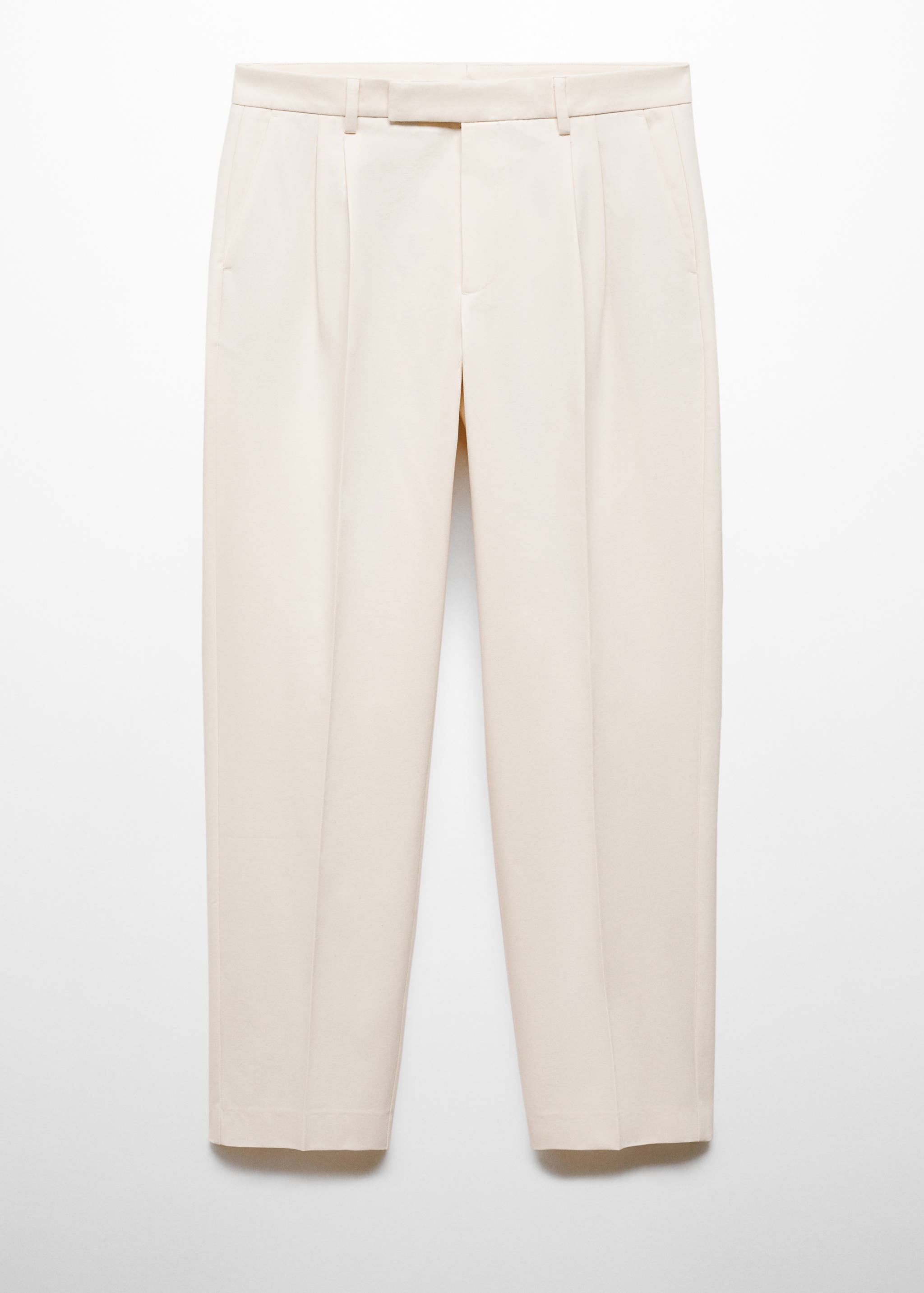 Relaxed-fit pleated trousers - Article without model