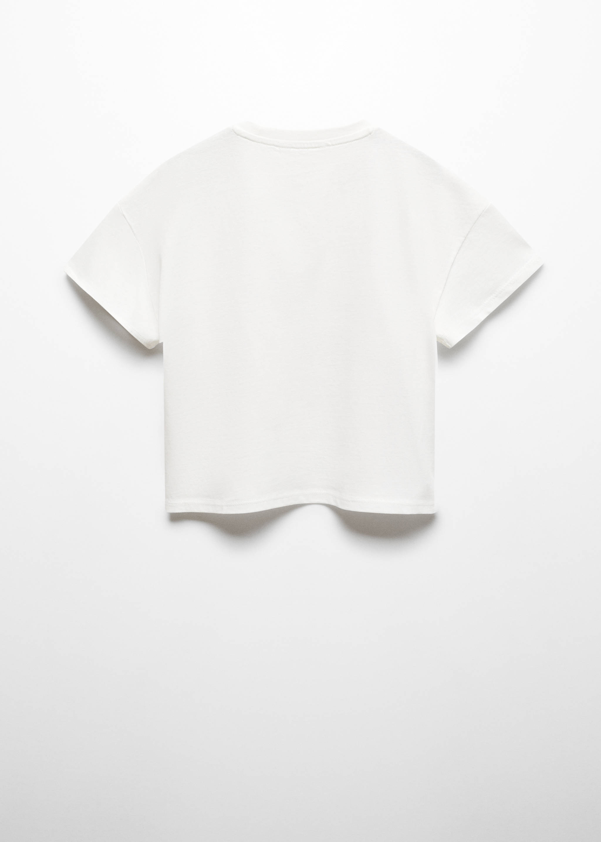 Embossed flowers t-shirt - Reverse of the article