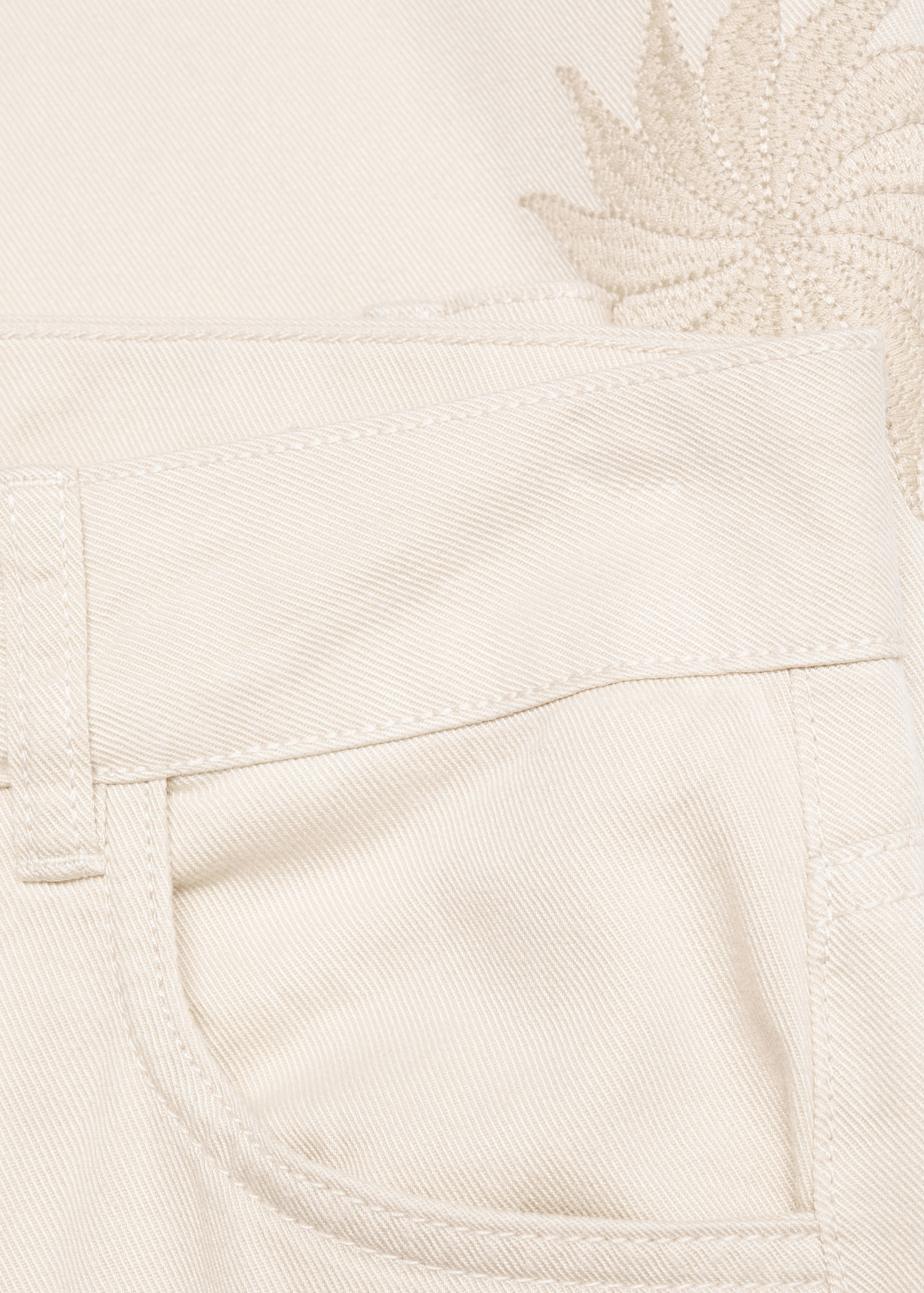 بنطلون قطني مطرز - تفاصيل المنتج 8