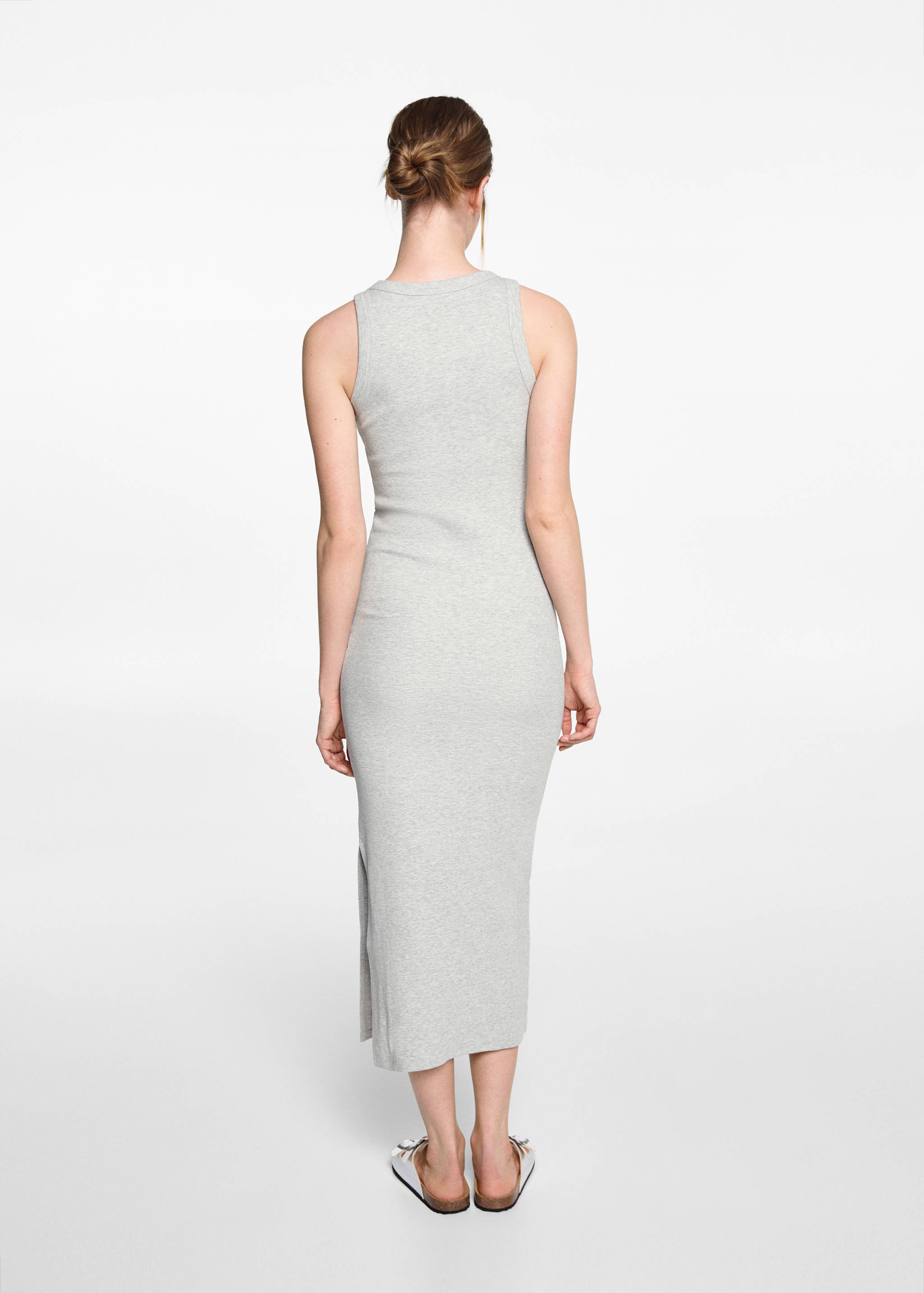 Vestido midi ajustado - Reverso del artículo