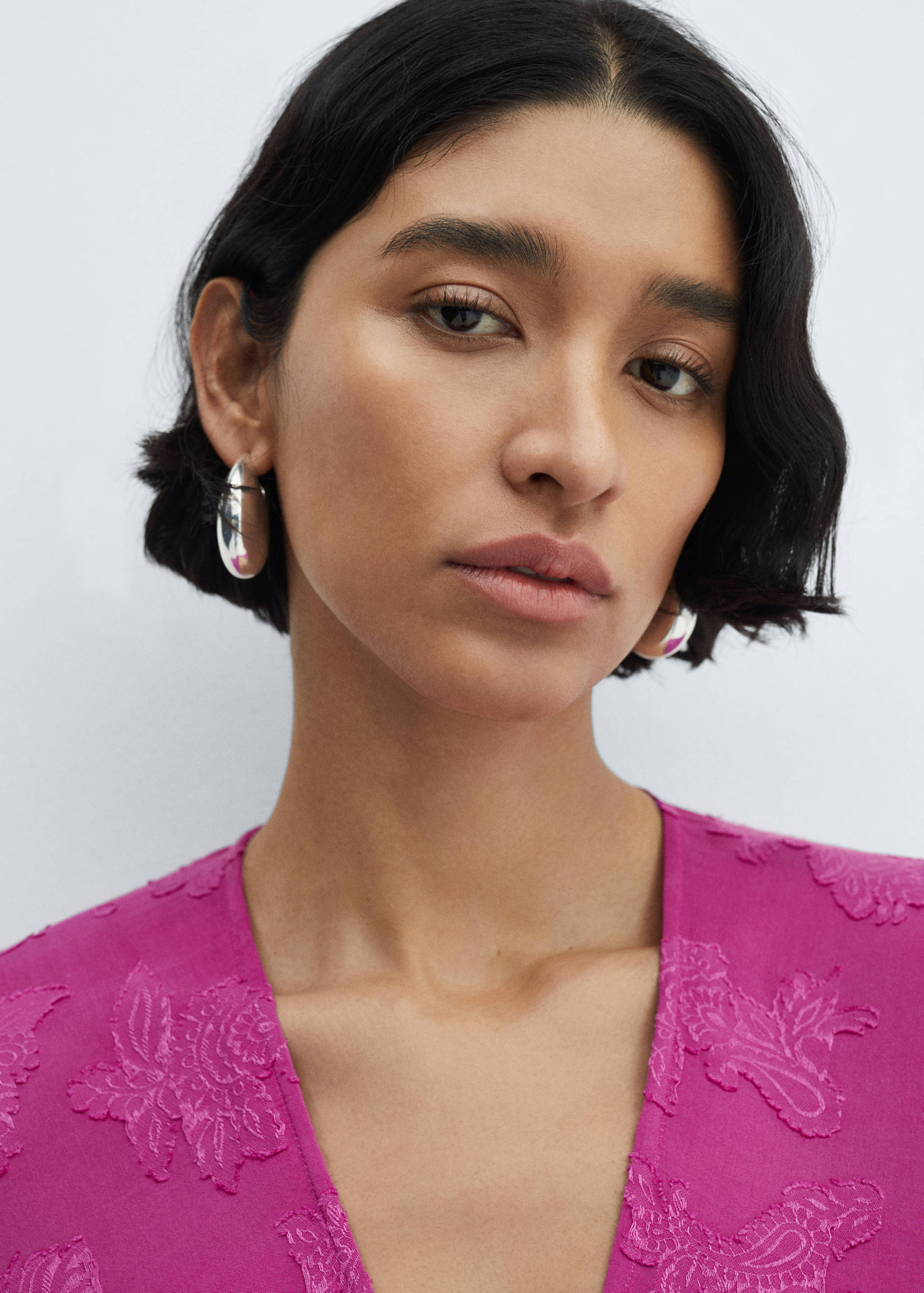 Floral embroidered kaftan - Details of the article 1
