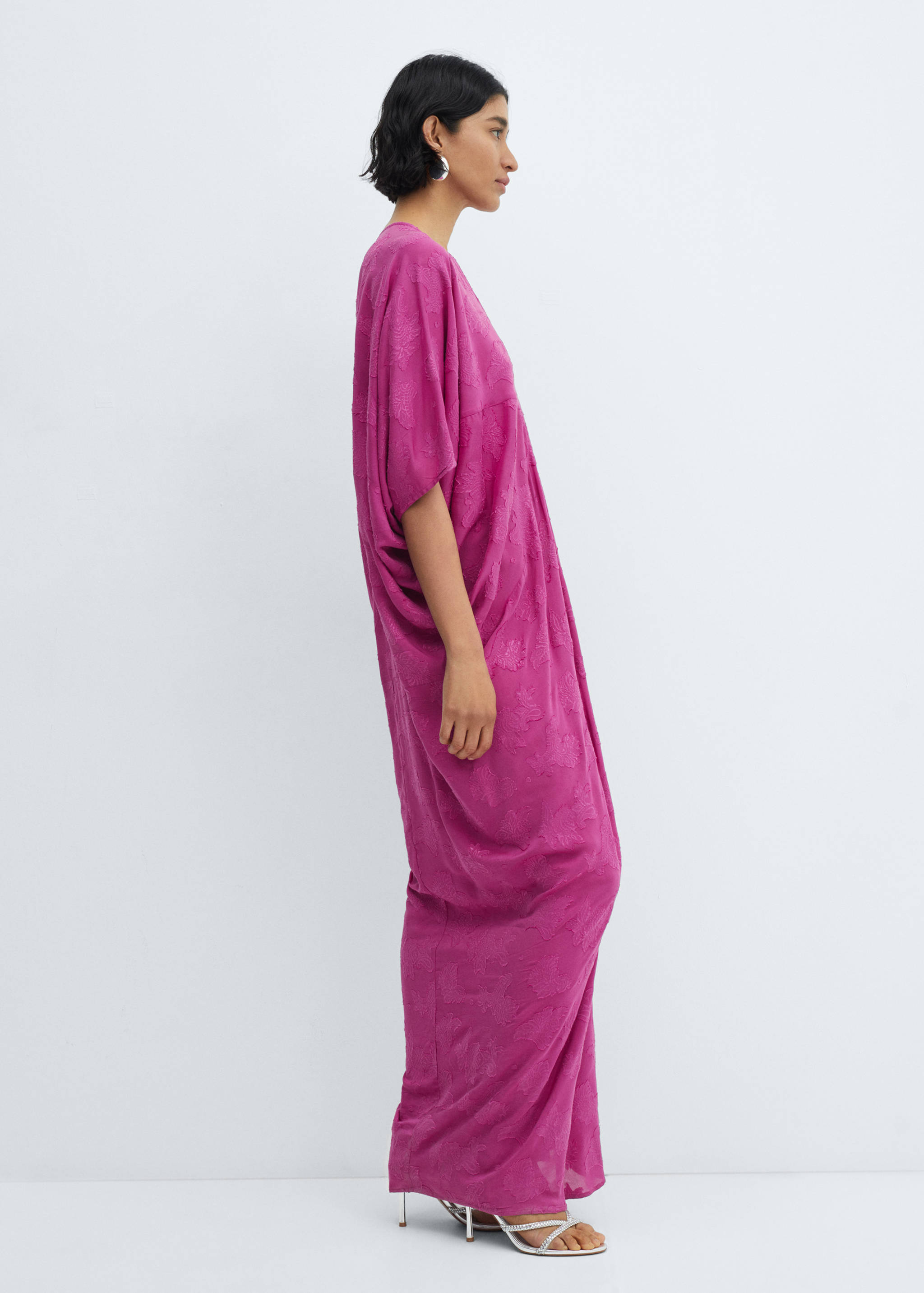 Floral embroidered kaftan - Details of the article 2