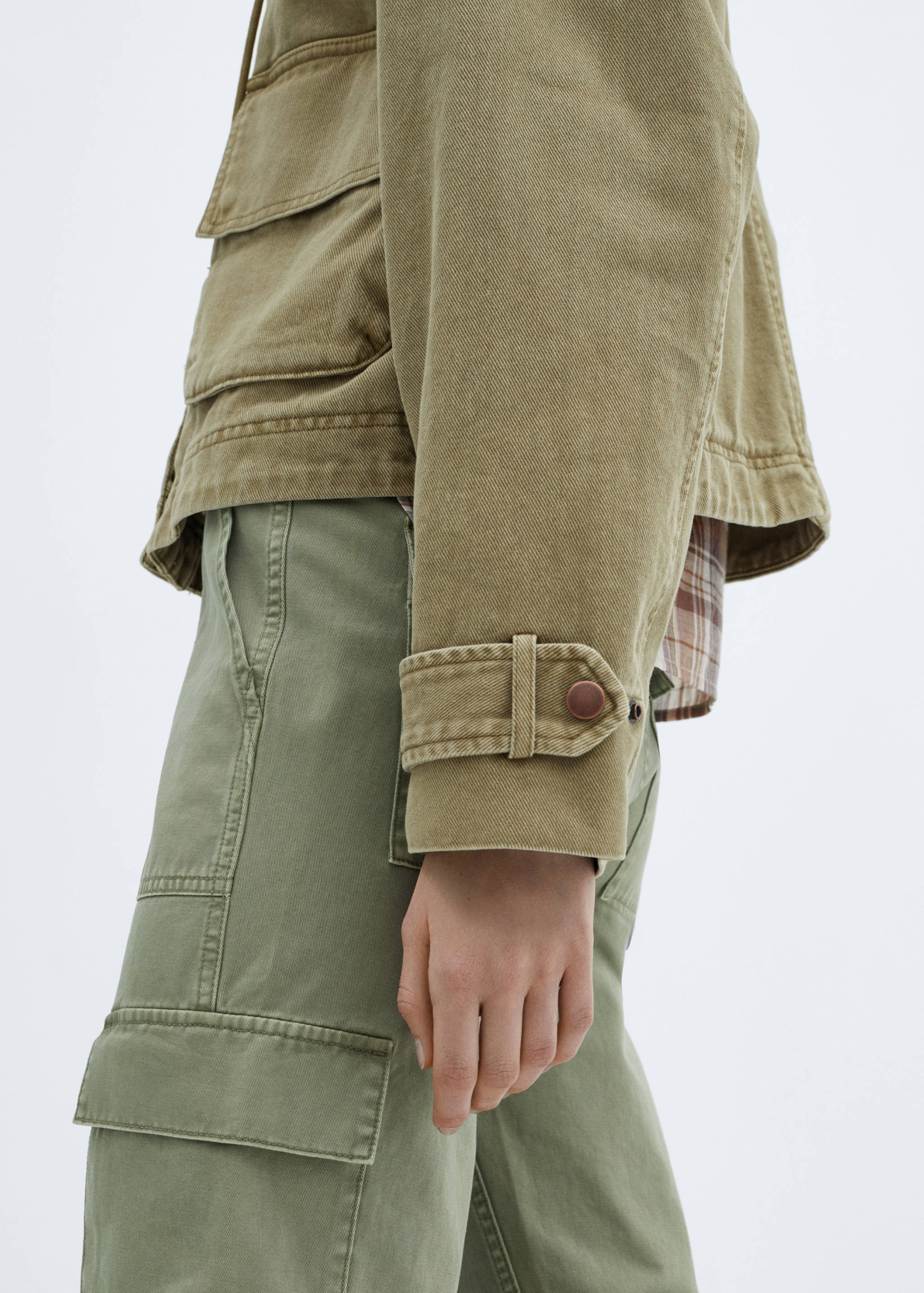 Хлопковая парка с карманами - Деталь изделия 6