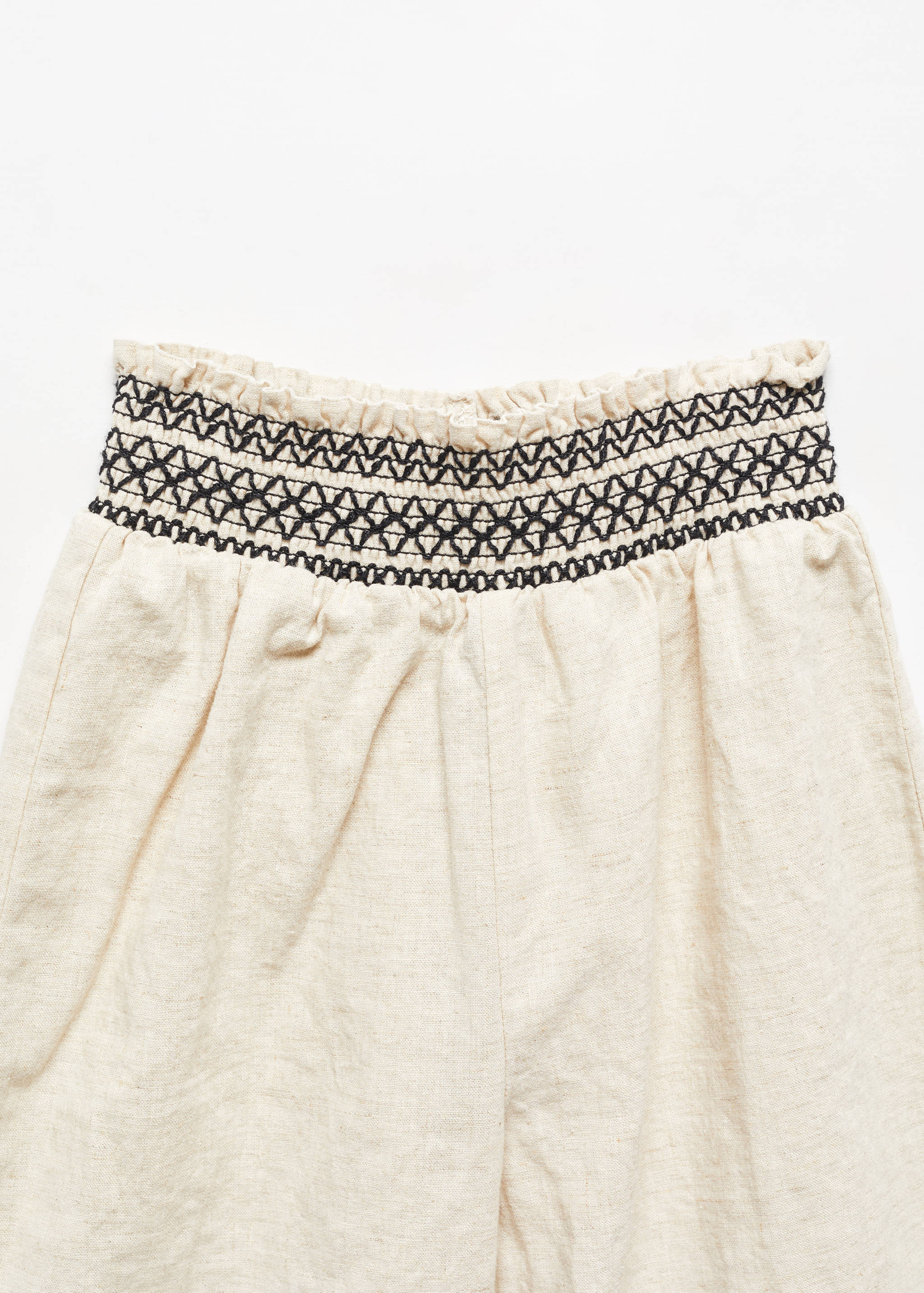 Pantalón lino cintura elástica - Detalle del artículo 8