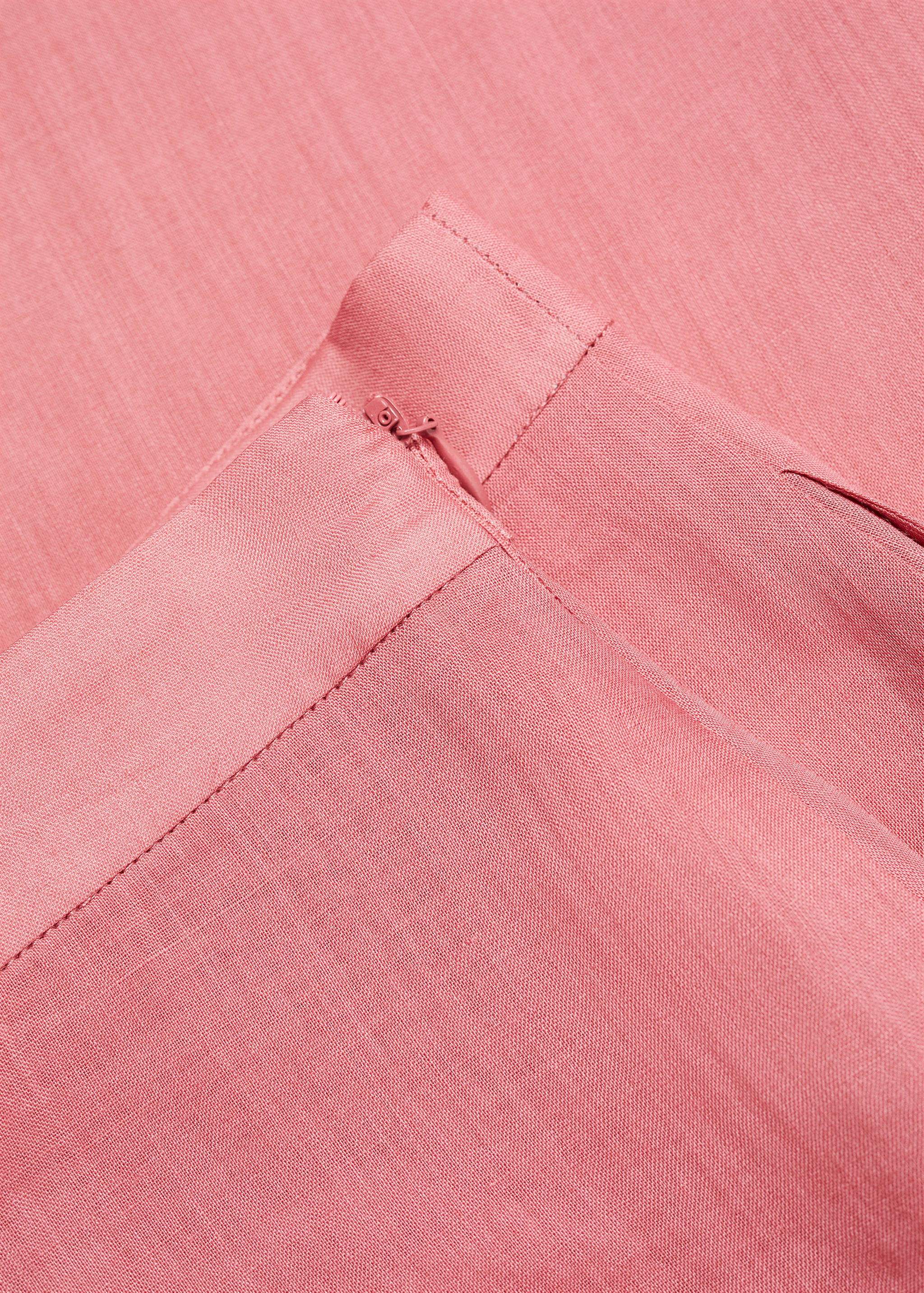 بنطلون بخصر عالي وأرجل واسعة - تفاصيل المنتج 8