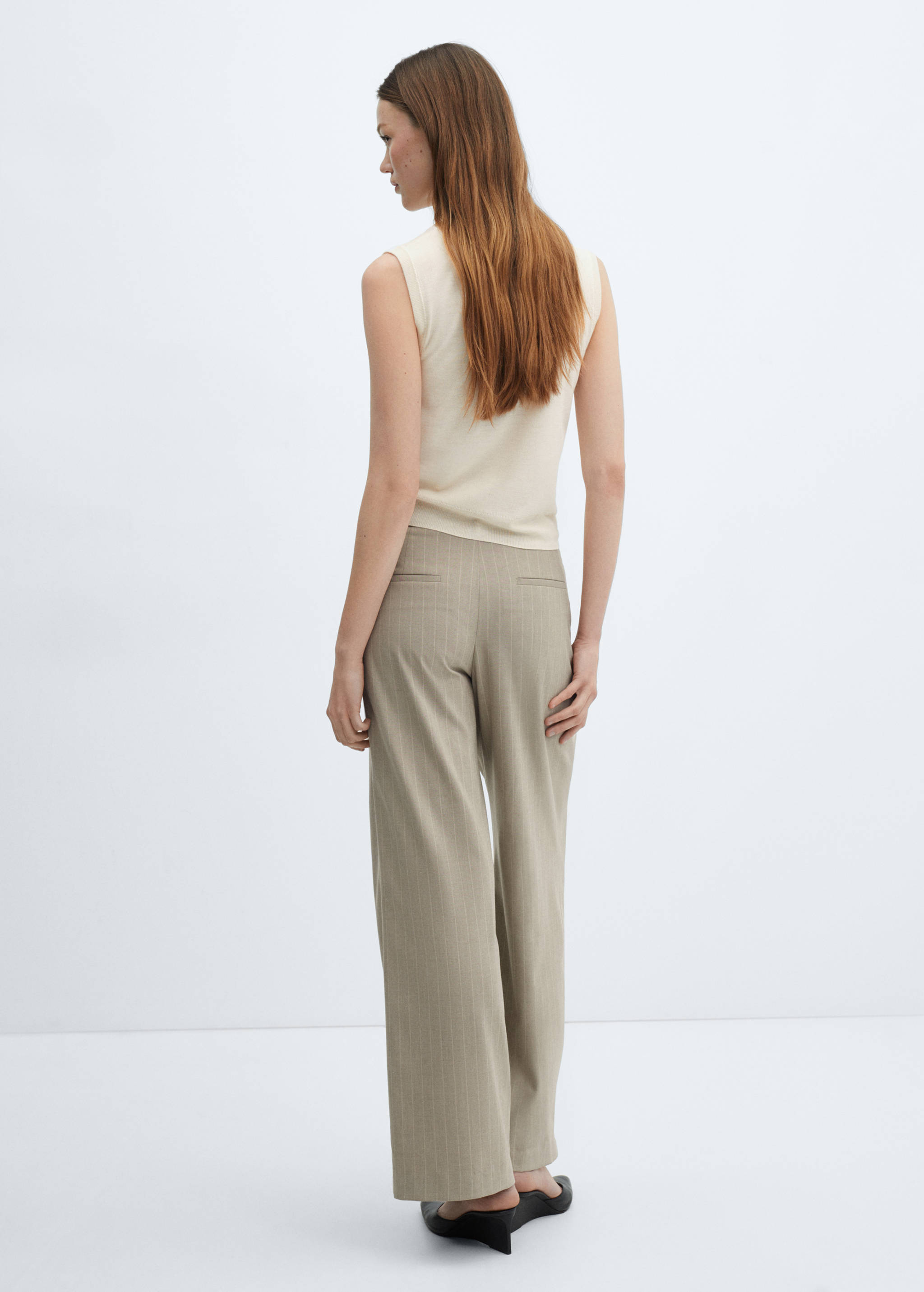 Gilet maille boutons - Verso de l’article