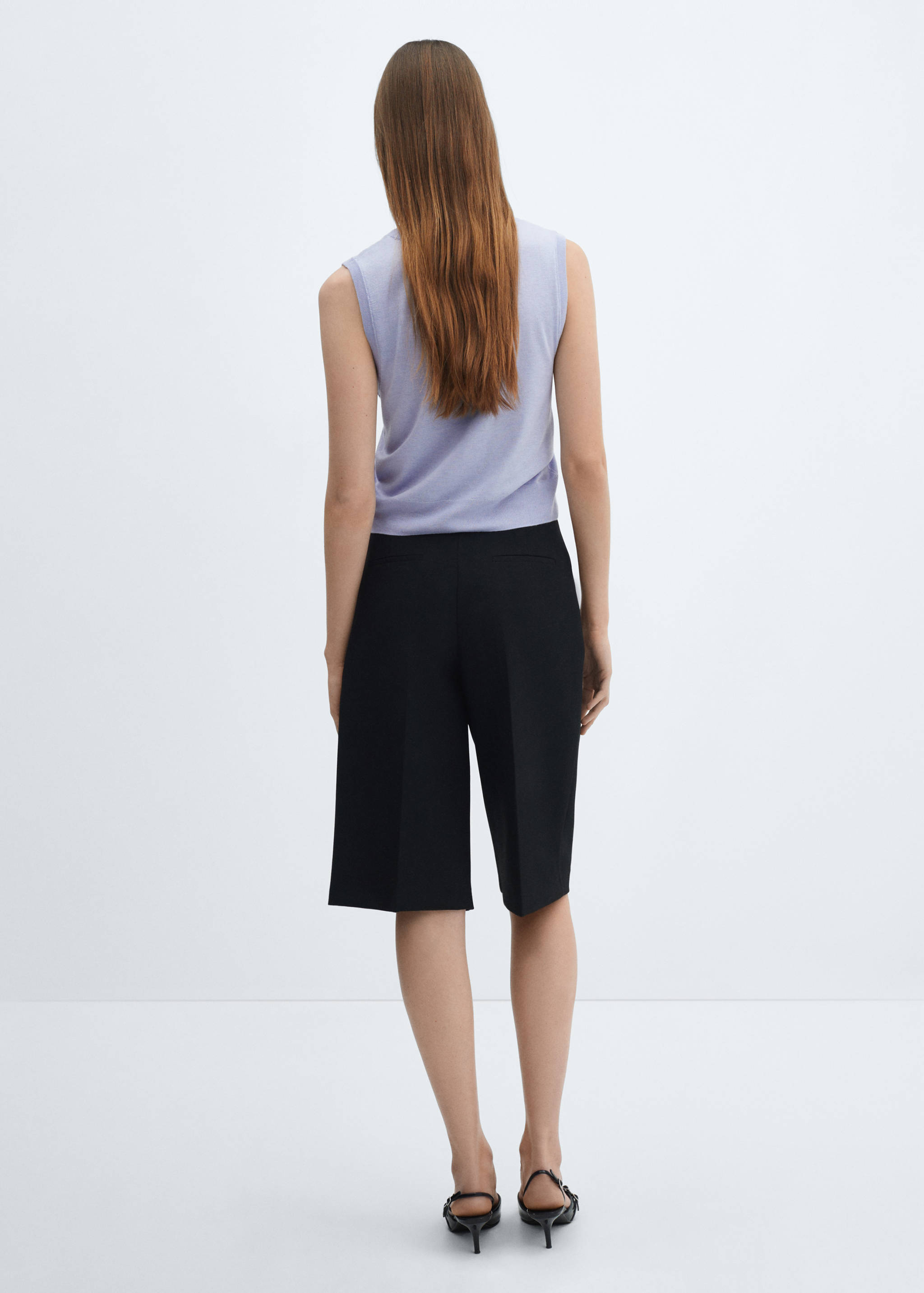 Gilet maille boutons - Verso de l’article