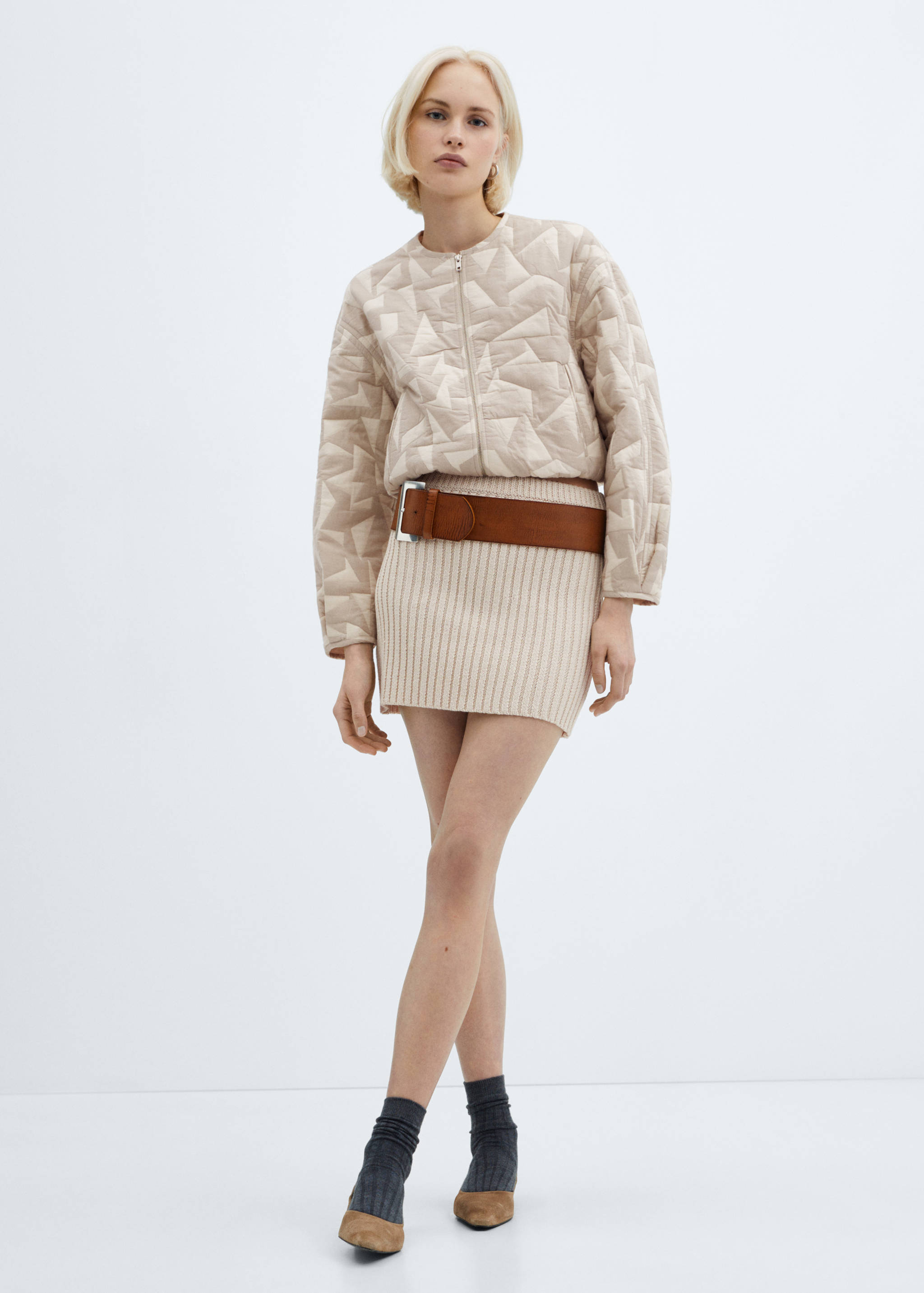 Стеганая куртка из хлопка - Общий план