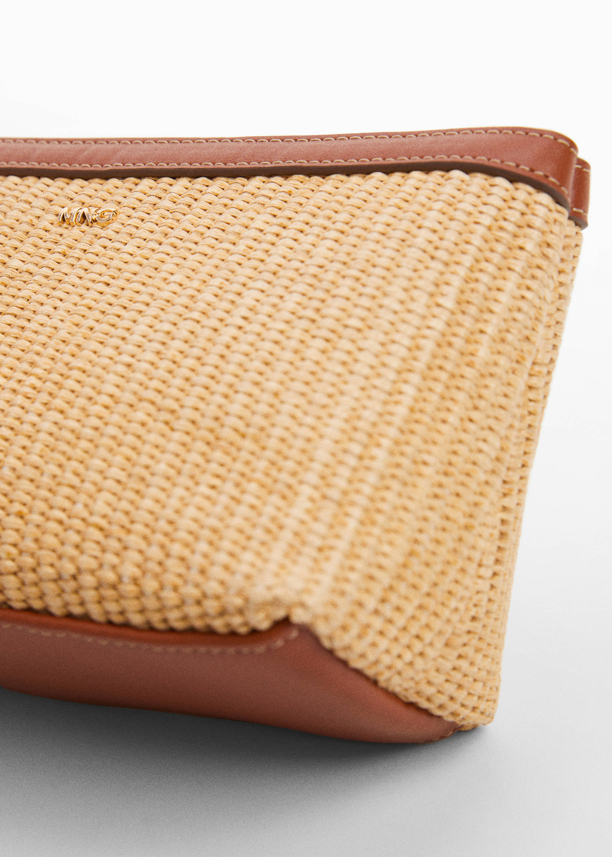 Kosmetiktasche mit Raffiabast-Effekt - Detail des Artikels 2