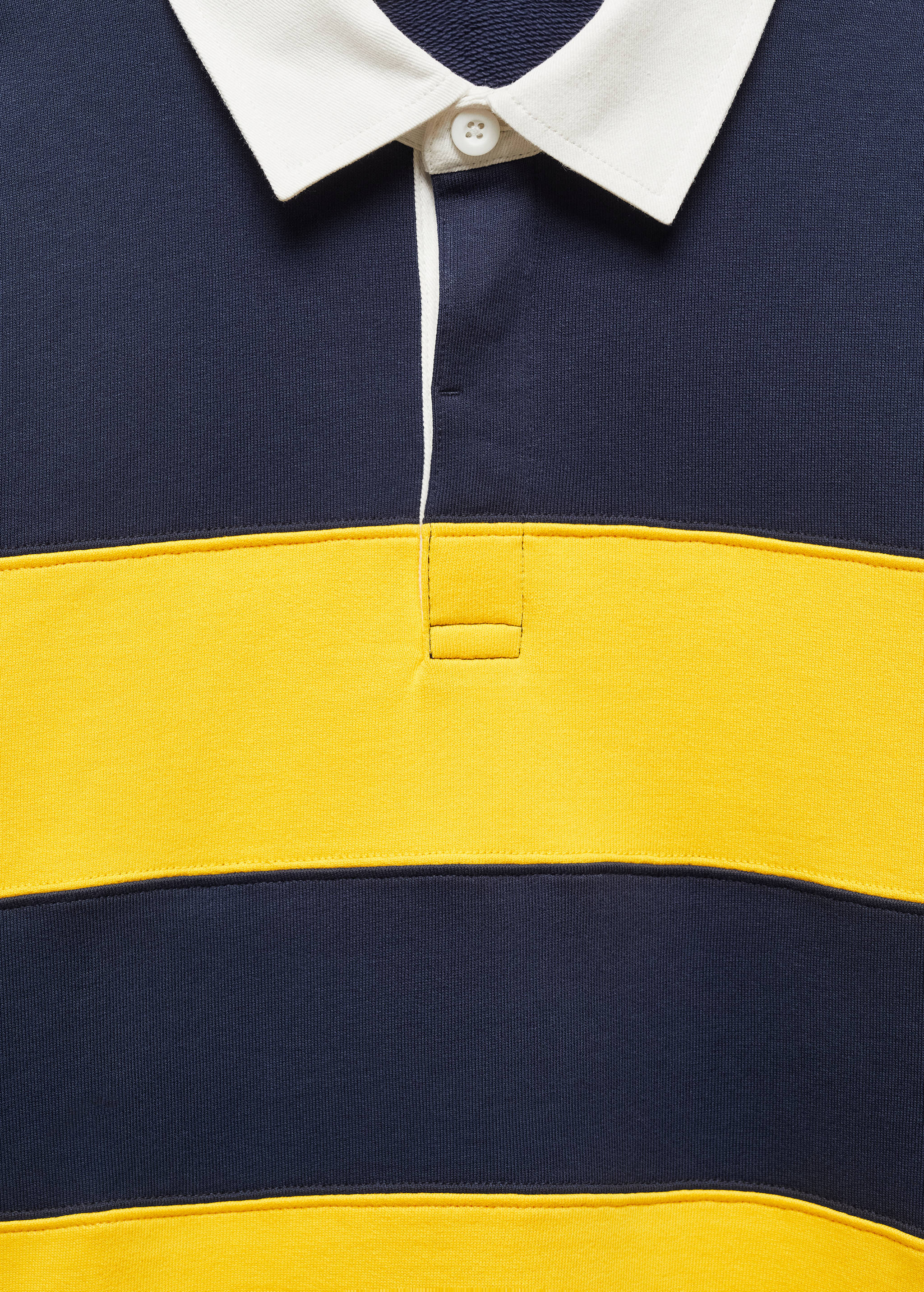 Striped cotton polo shirt - Details of the article 8