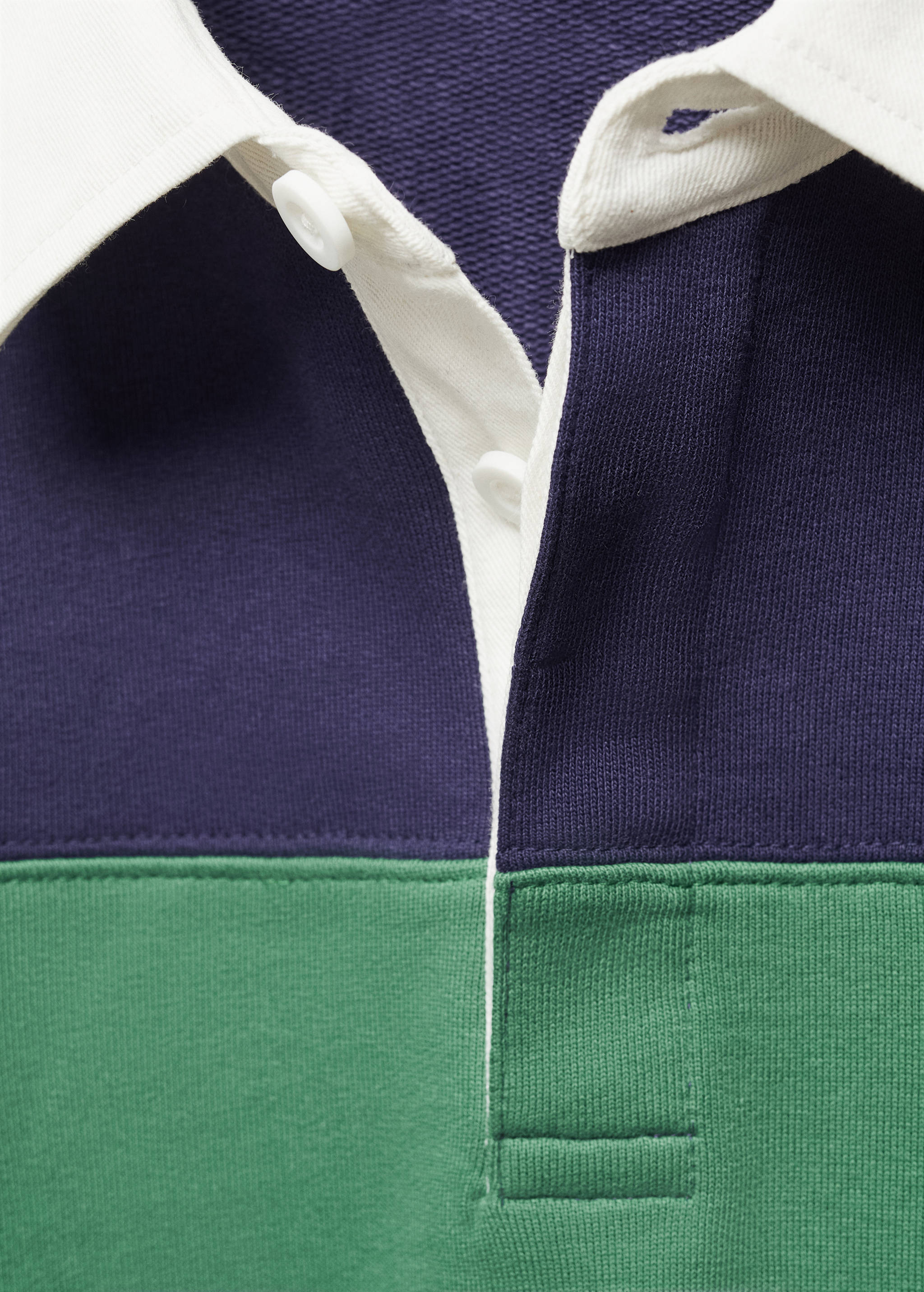 Striped cotton polo shirt - Details of the article 8