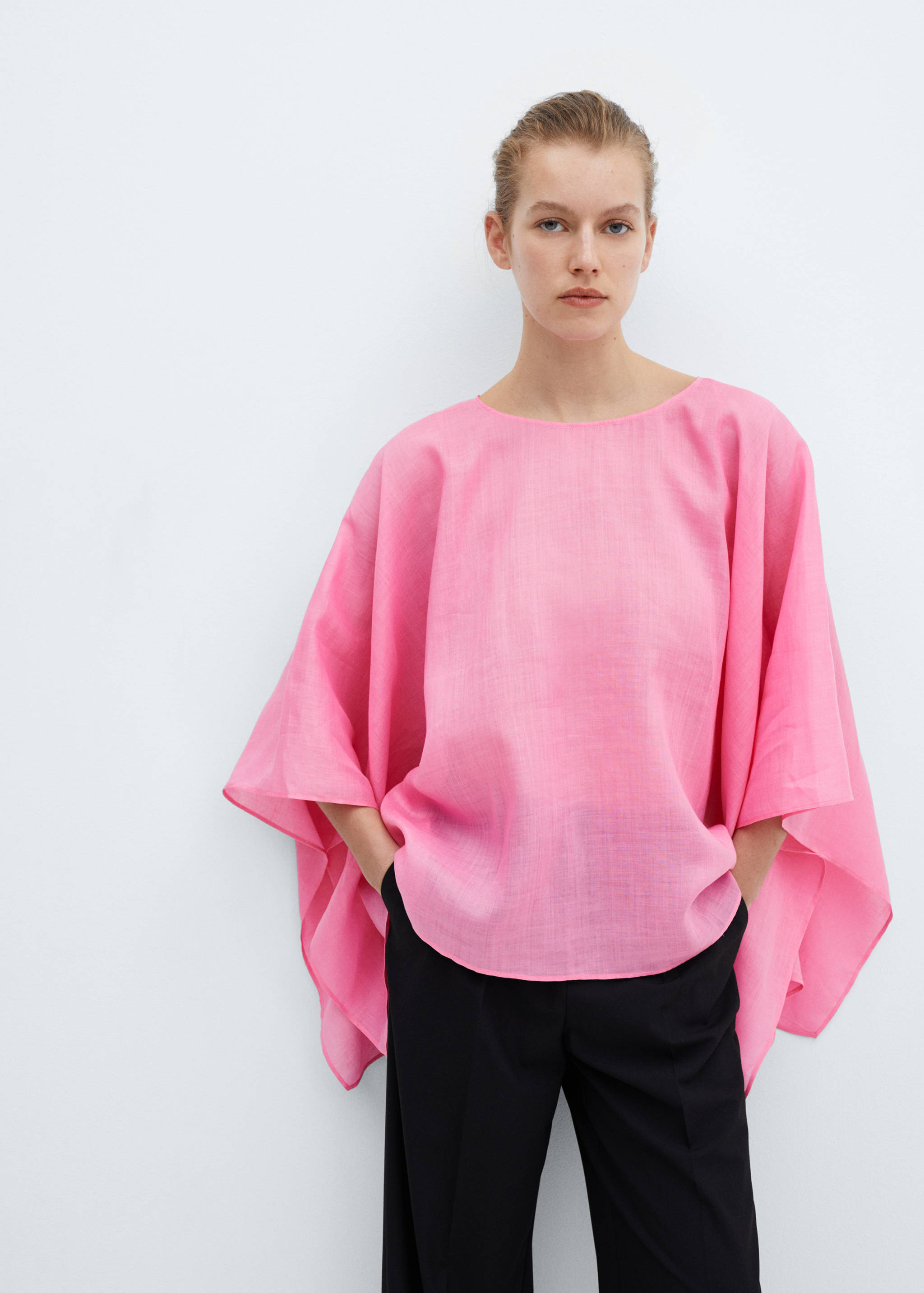 100% ramie cape - Medium plane