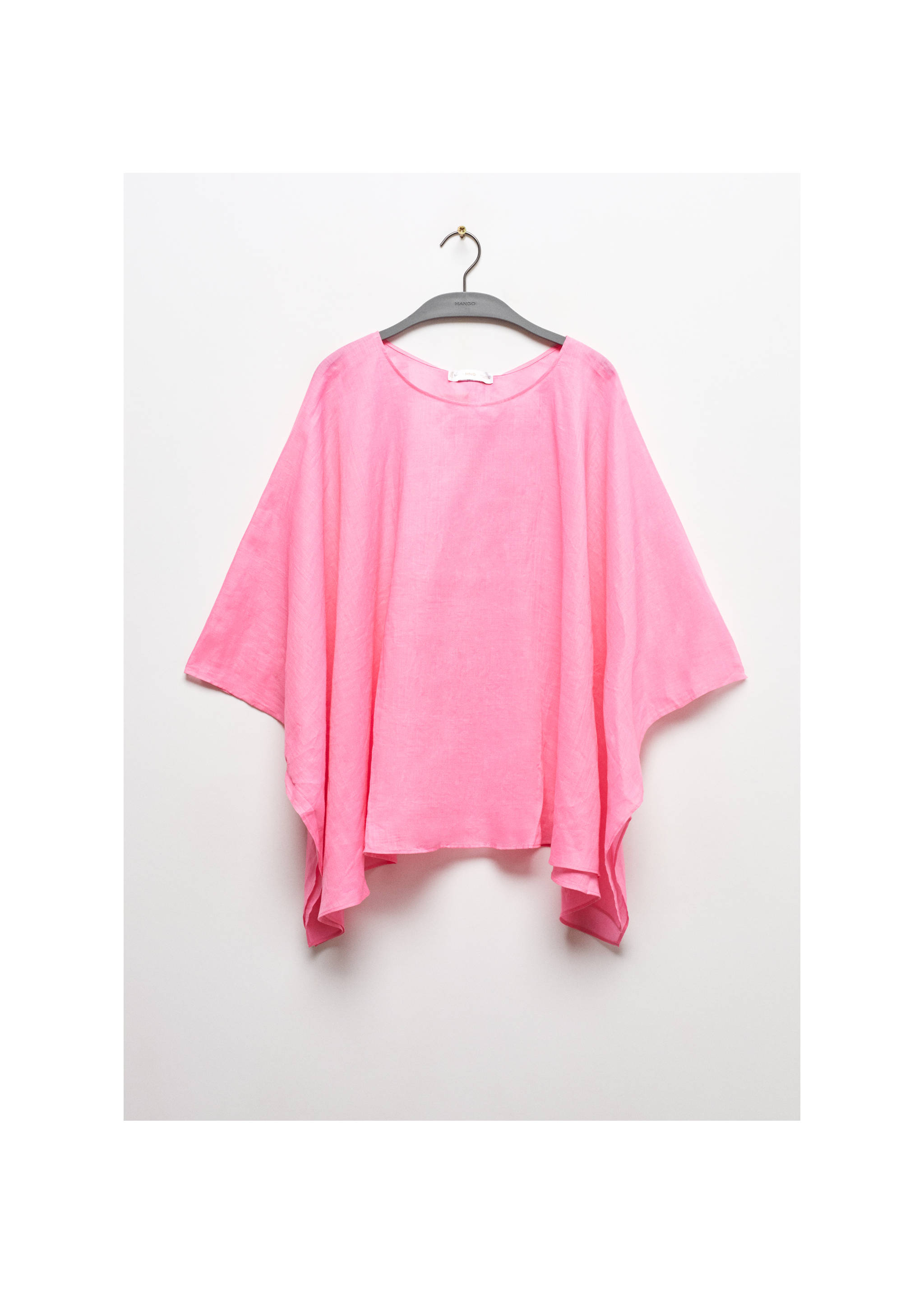 100% ramie cape - Article without model, Neon Pink. Ref: 67065752-00.